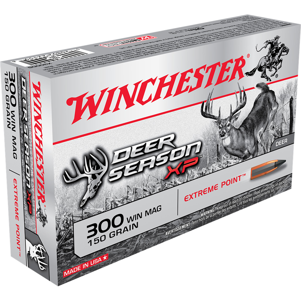 Winchester Deer Season Xp Rifle Ammo 300 Win Mag 150 Gr. Extreme Point