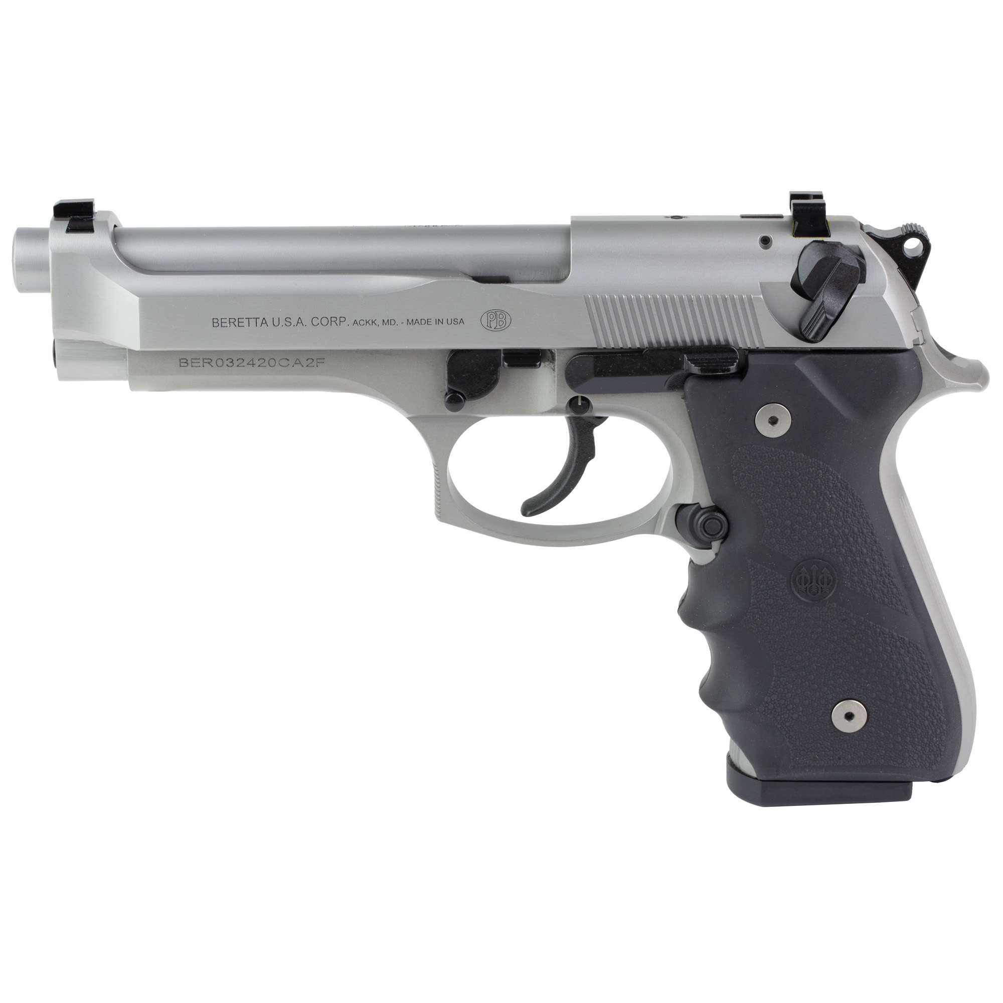 Beretta 92fs Brig Inox Ca 9mm 10rd - Semi Auto Pistols at GunBroker.com ...