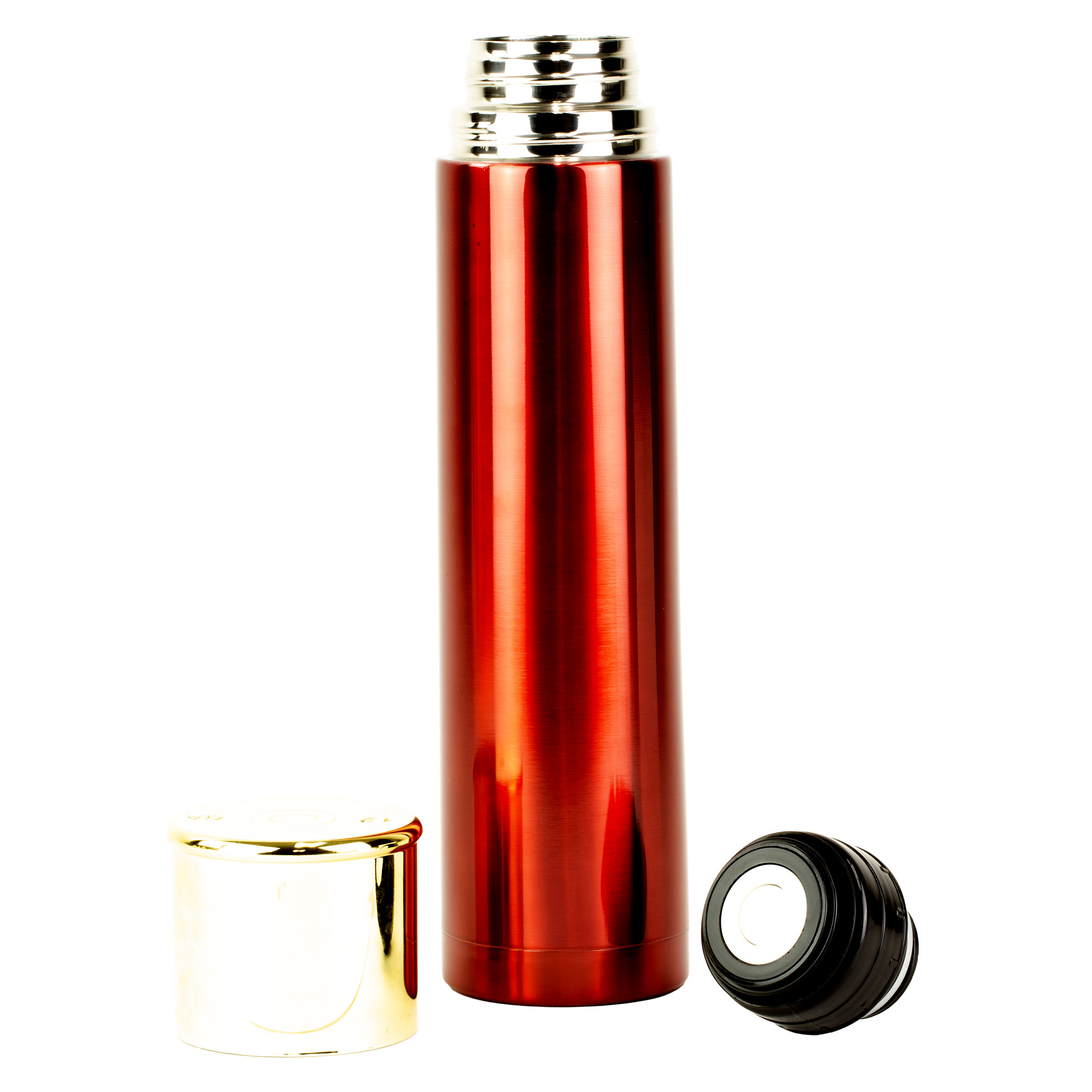 Caliber Gourmet Shotgun Shell Red Thermo Bottle 1 Liter 13" Tall