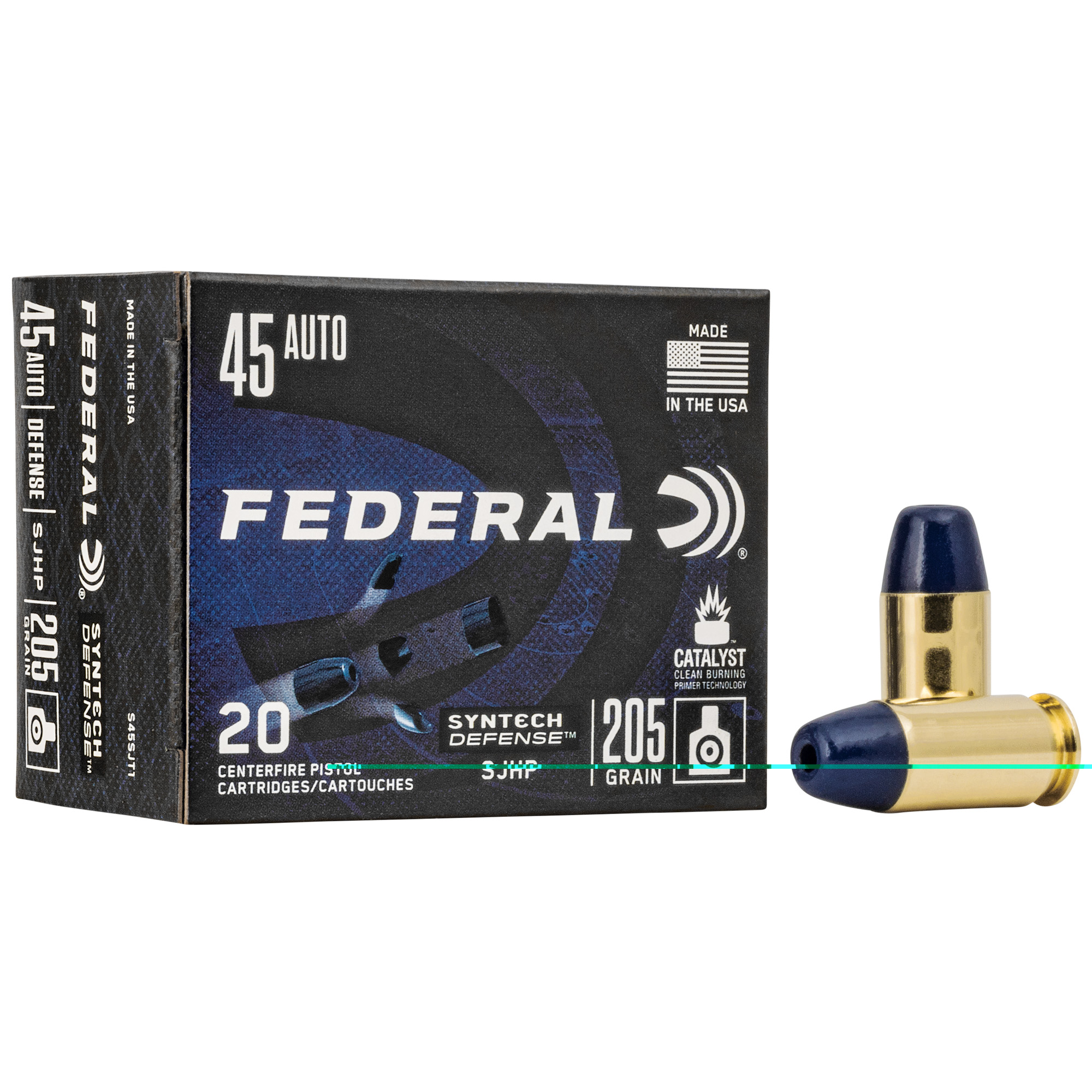 604544651096 Fed Syn Def 45acp 205gr Sjhp 20/200