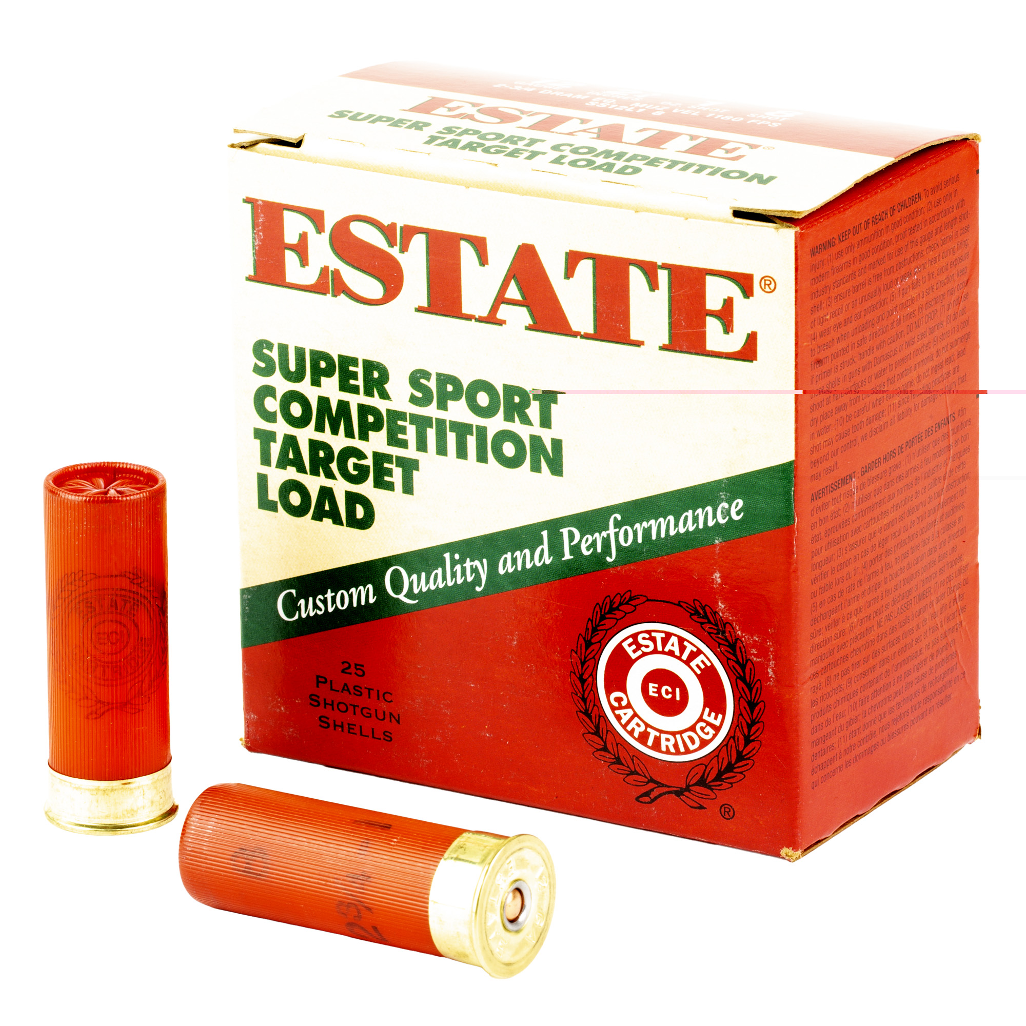 604544253481 Fed Estate Ss 12ga 2.75" #8 1 Oz 25/