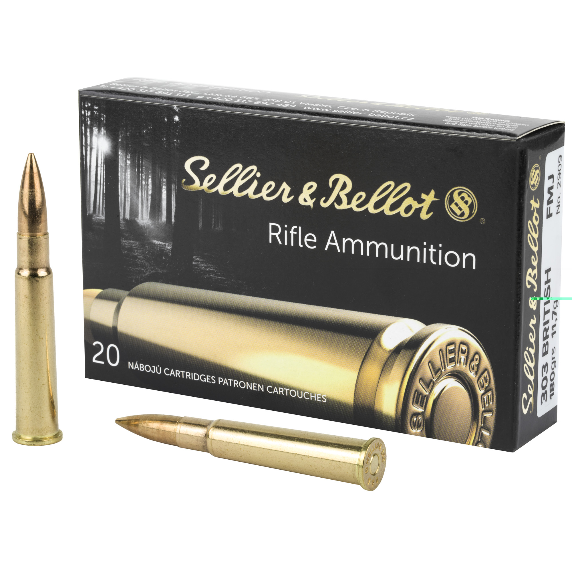 754908511792 S&b 303british 180gr Fmj 20/400