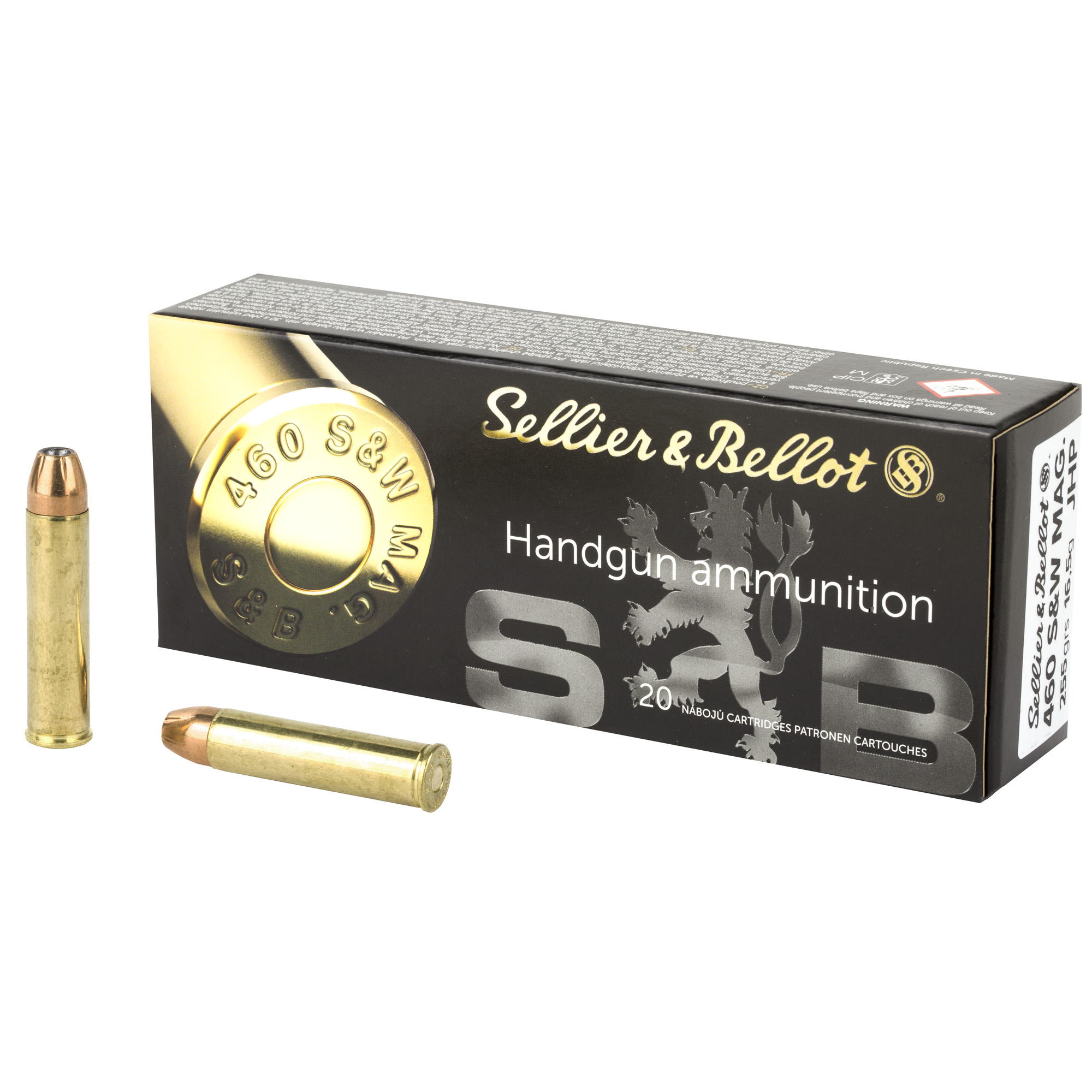 754908501045 S&b 460sw 255gr Jhp 20/240