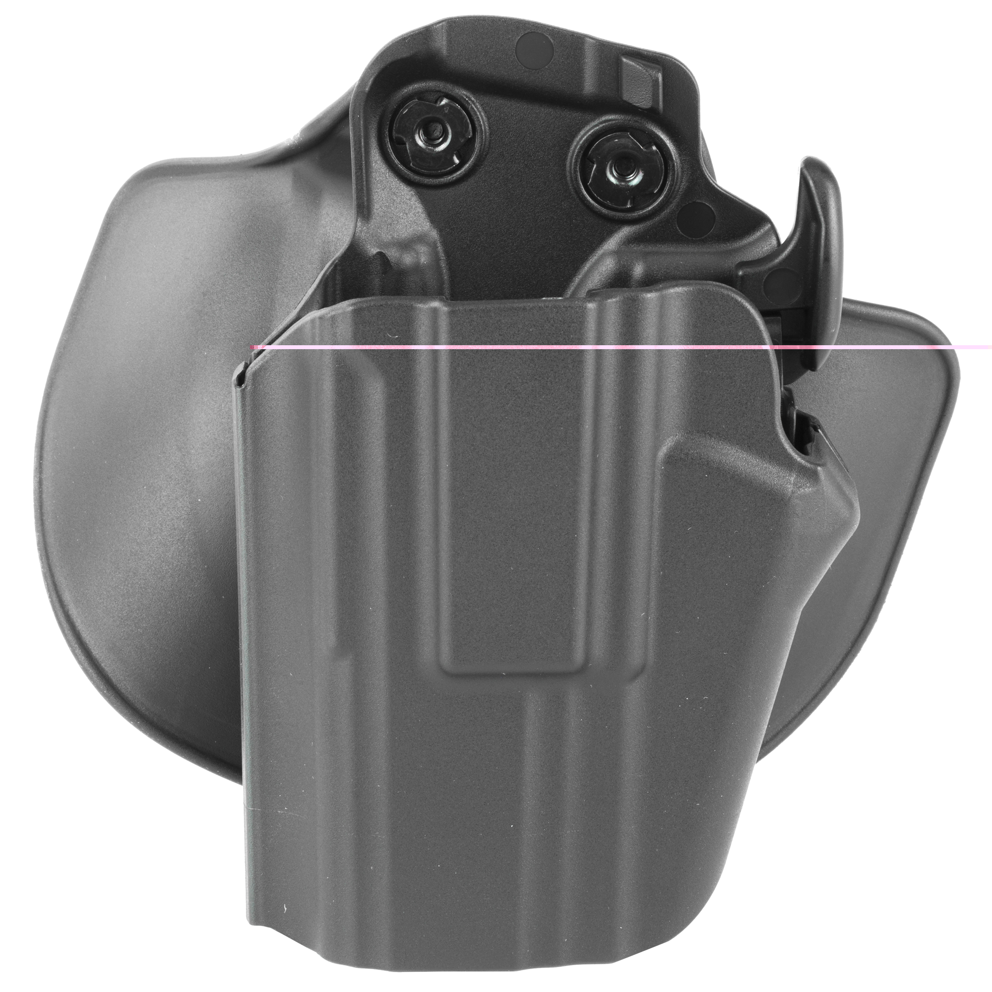 Bianchi Glock 17/22 Magazine Pouch - Left Hand Plain Black Paddle Holster For Concealed Carry