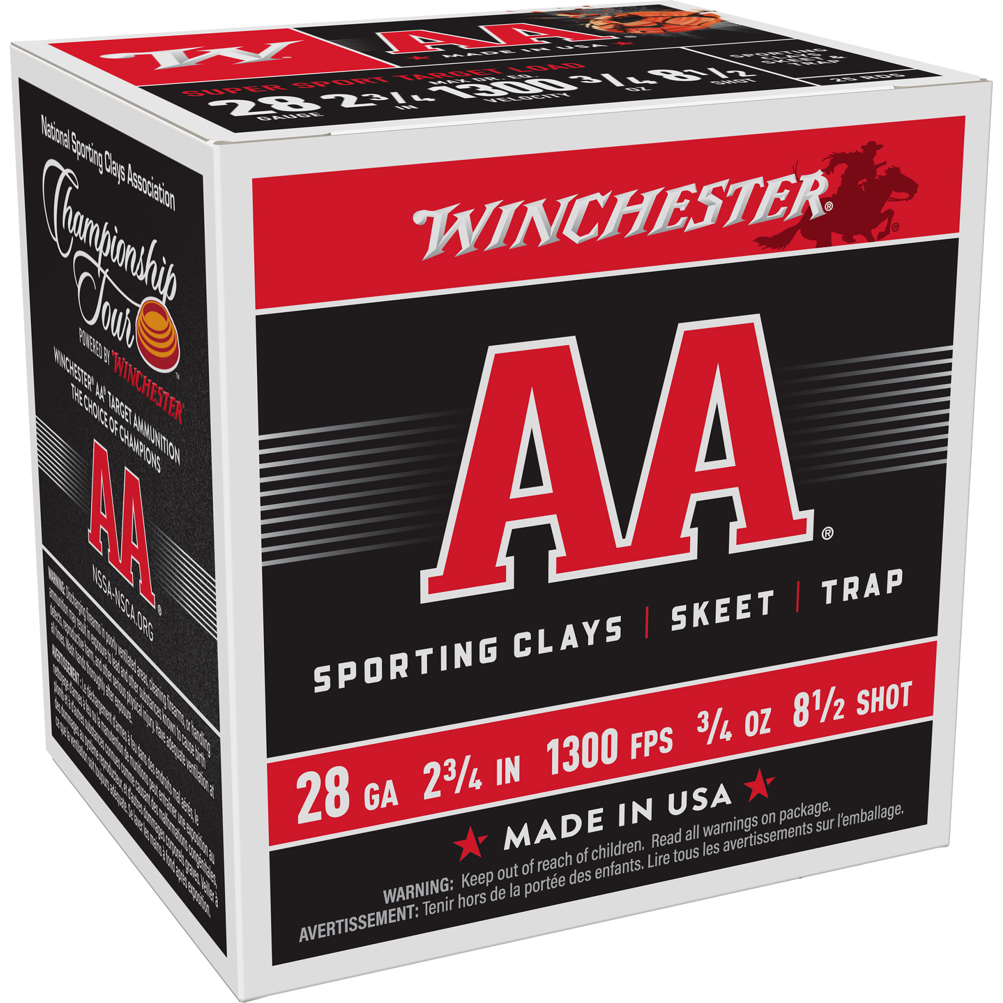 020892025561 Win Aa Spr Spt 28ga 2-3/4" #8 25/250