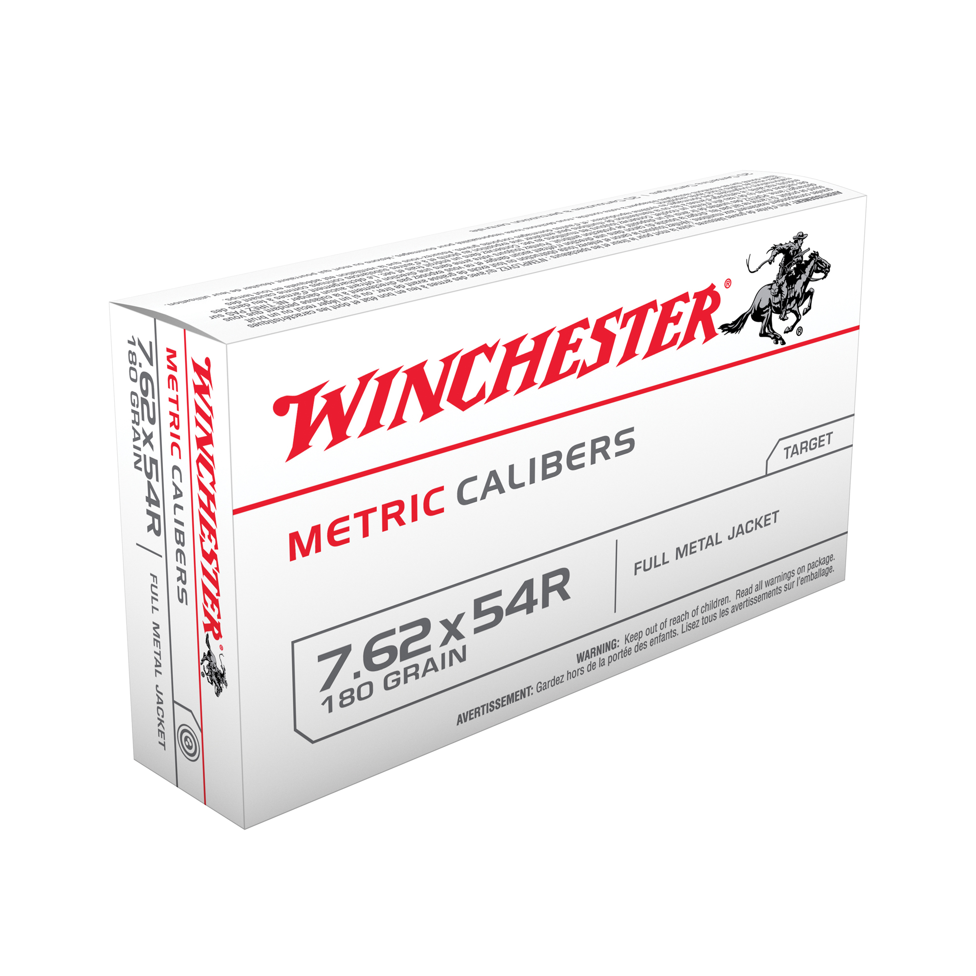 Win 7.62x54r 180gr Fmj 20/400