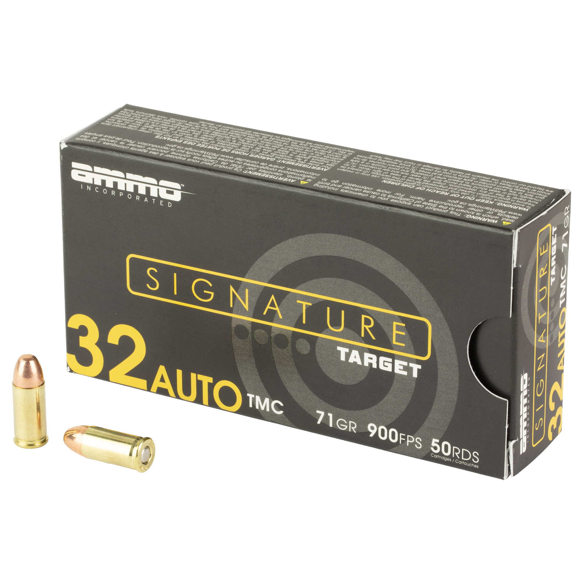818778024421 Ammo Inc 32 Auto 71gr Tmc 50/1000