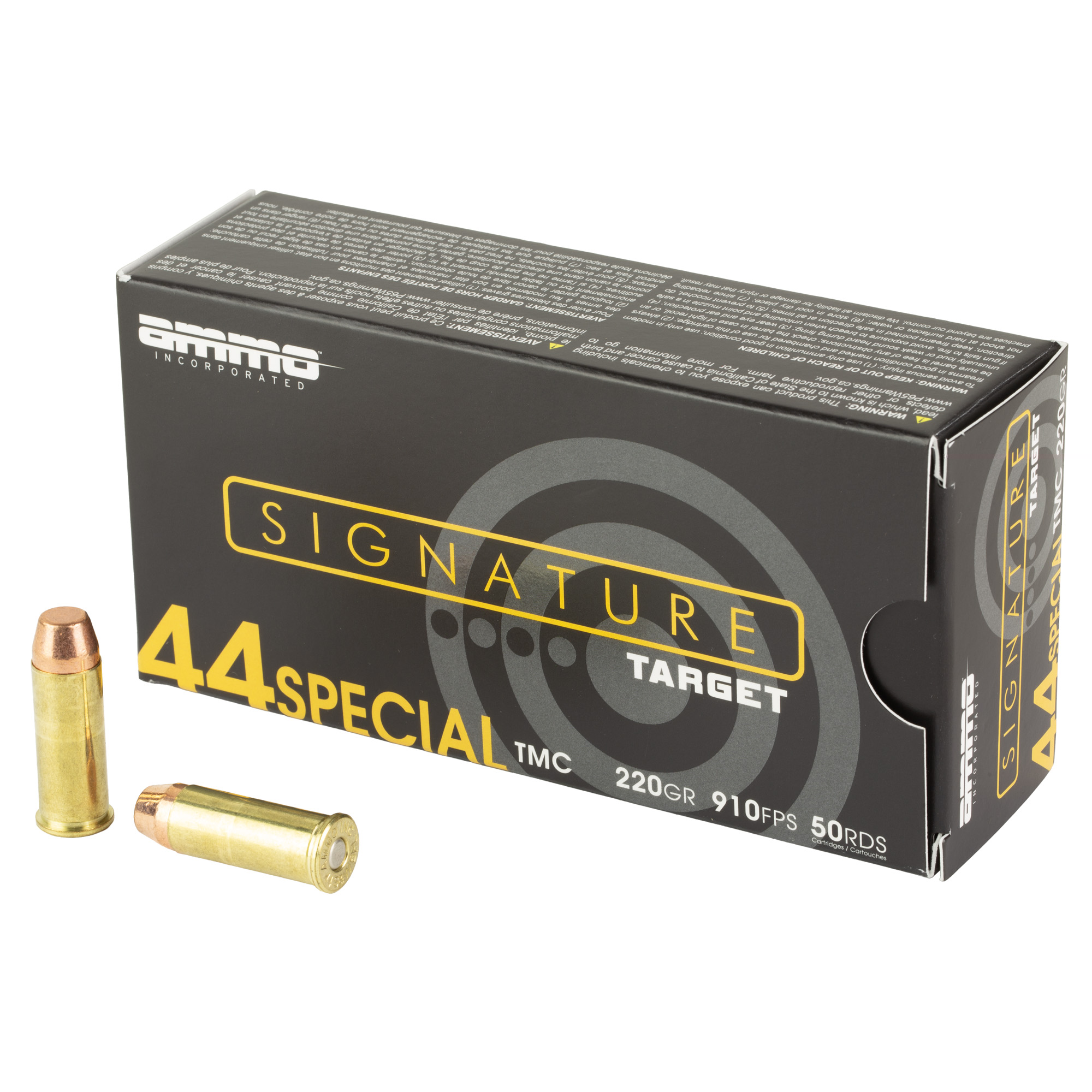 818778021871 Ammo Inc 44 Spl 220gr Tmc 50/1000