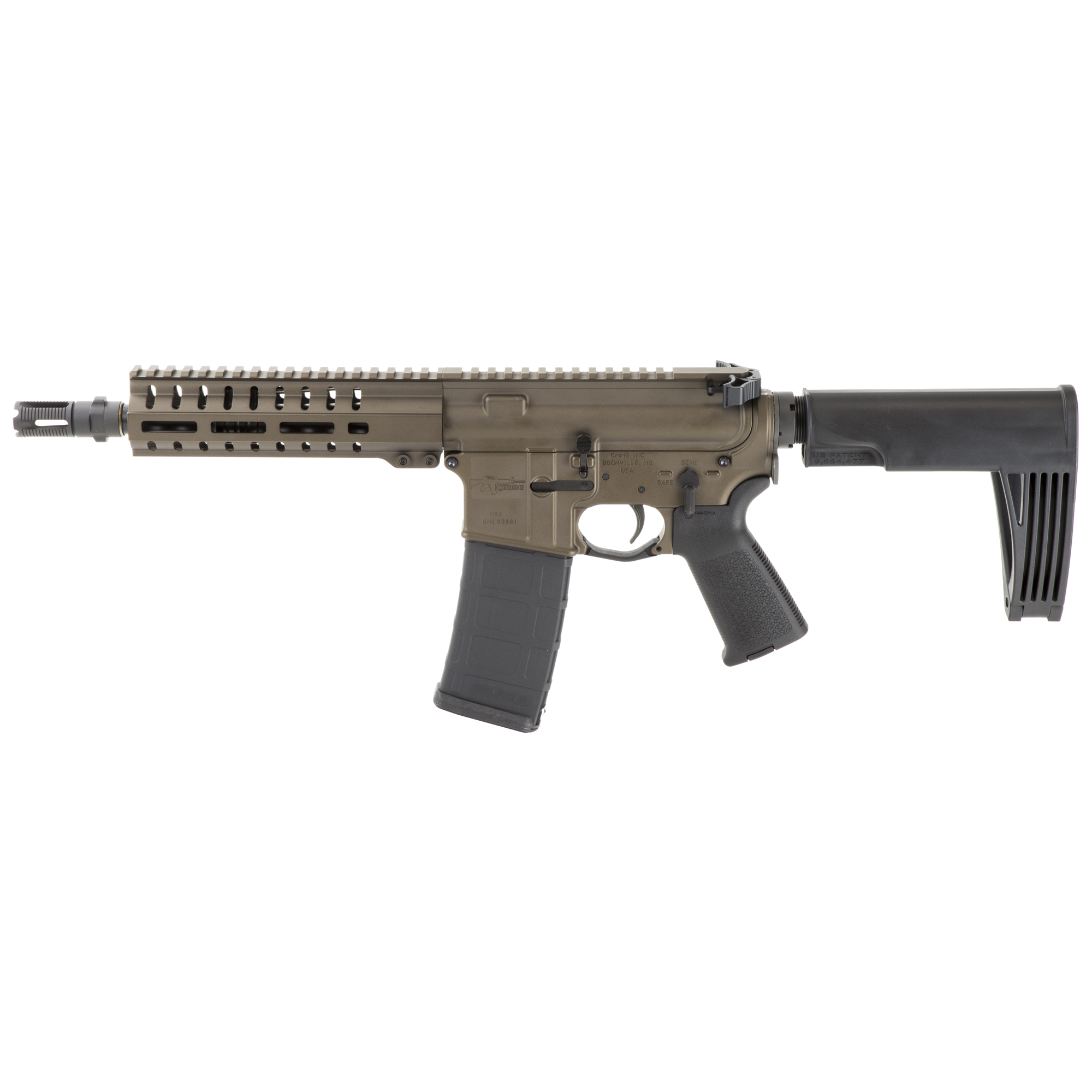 816422020874 Cmmg Mk4 Banshee Pstl 8" 300blk Brz