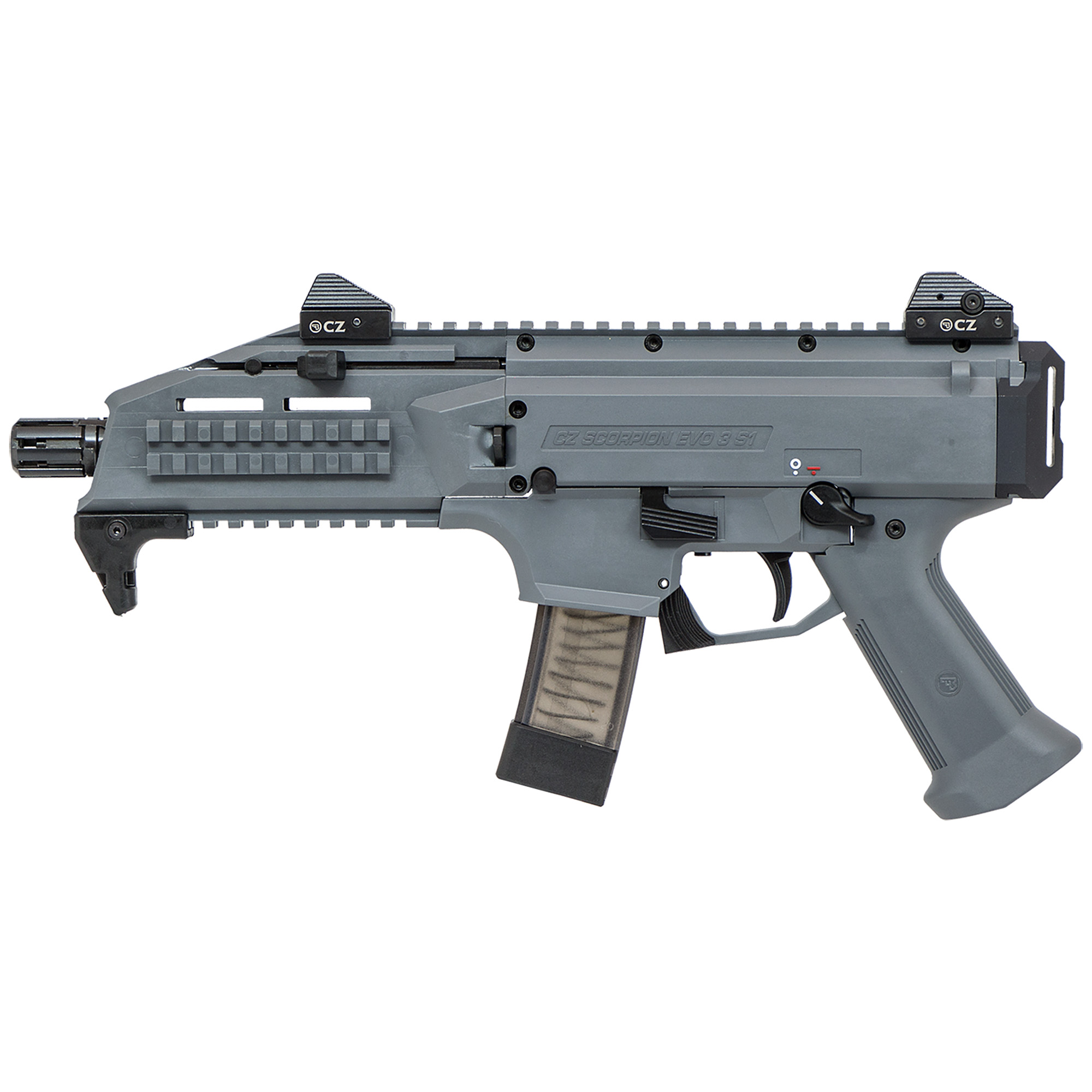 6703013565900 Cz Scorpion Evo 3 S1 Gry 9mm 10rd
