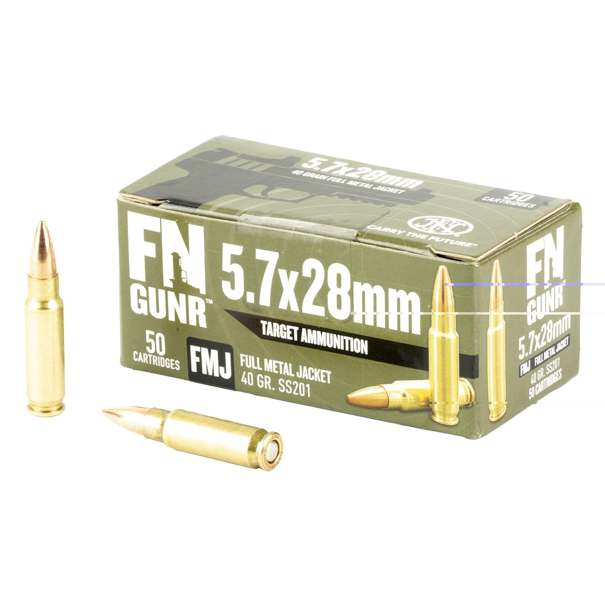 845737017316 Fn Gunr Ss201 5.7x28mm 40gr 50/500