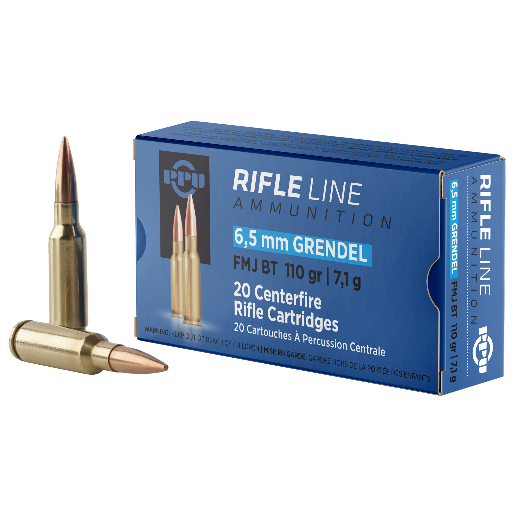 8605003816812 Ppu 6.5 Grendel 110gr Fmjbt 20/500