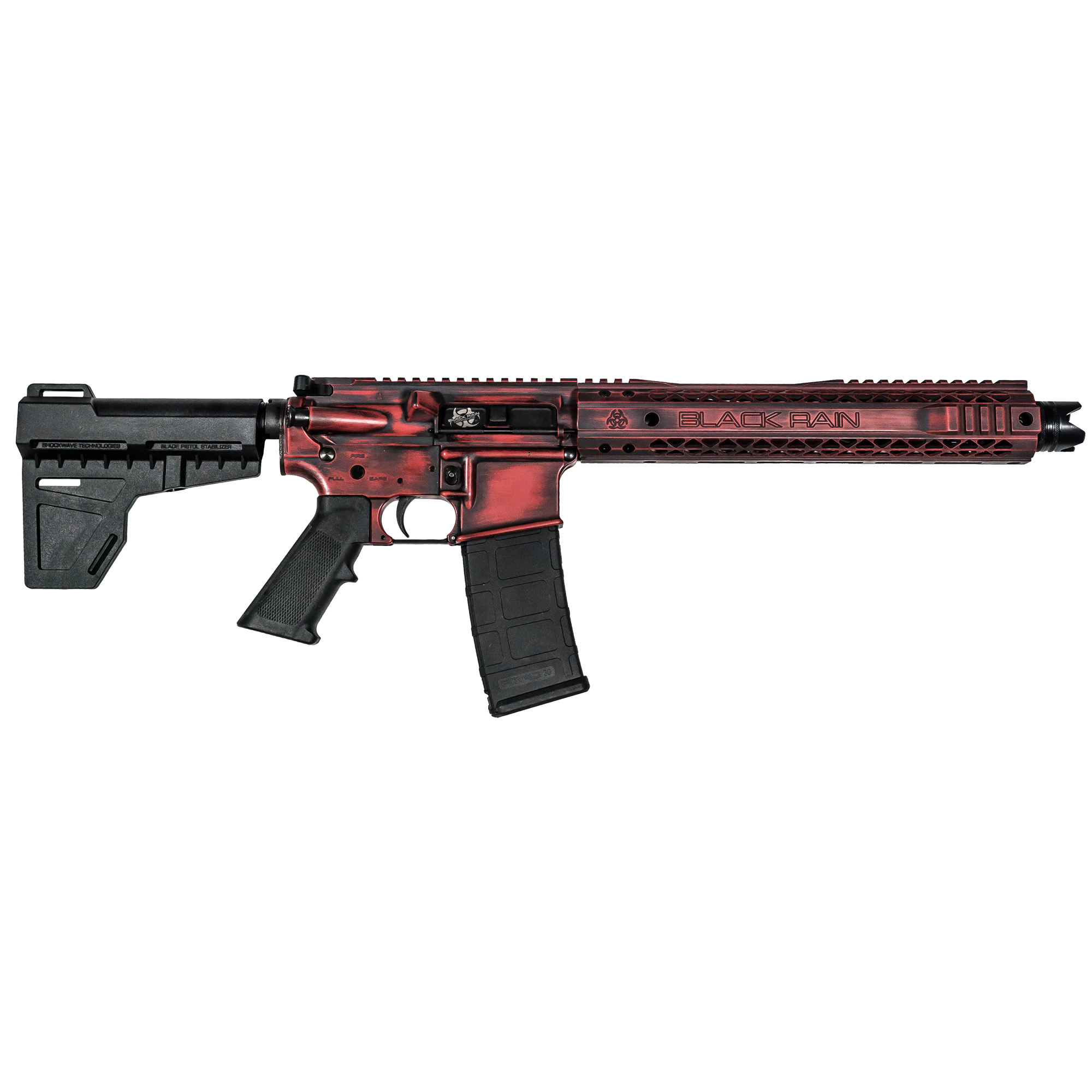 Black Rain Spec15 Pstl 5.56 10.5" Rd