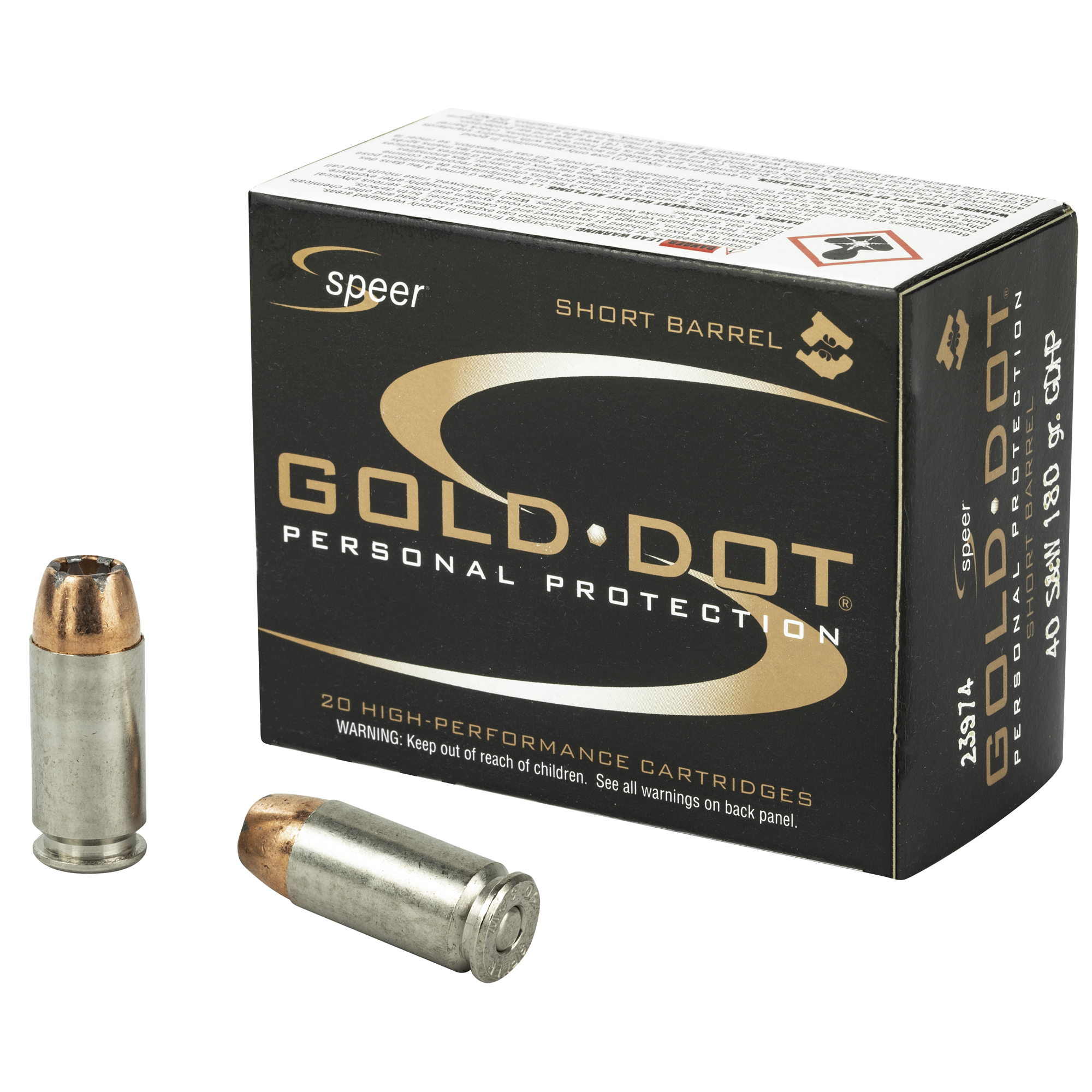 Spr Gold Dot 40sw 180gr Hp Sb 20/500