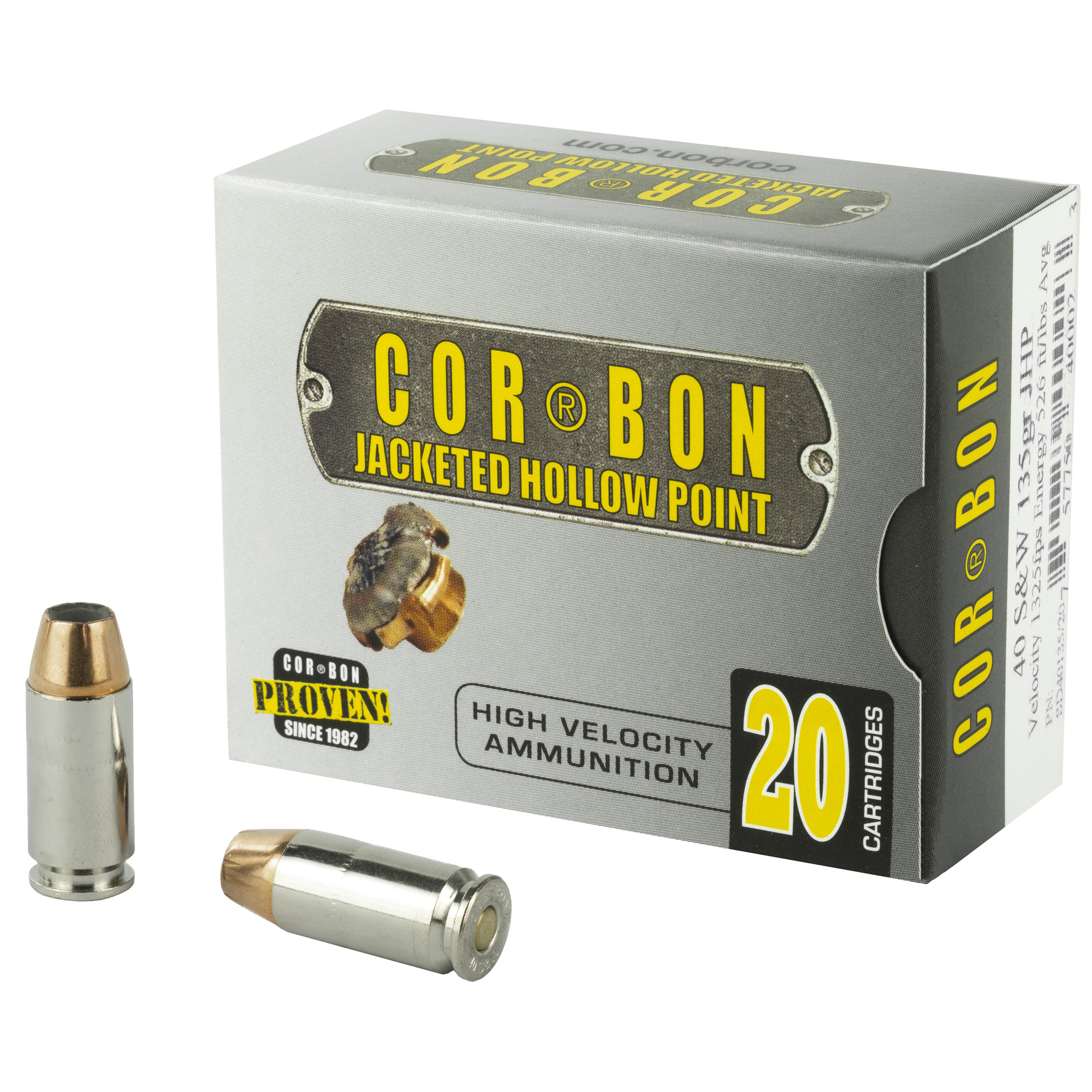 Corbon 40s&w 135gr Jhp 20/500