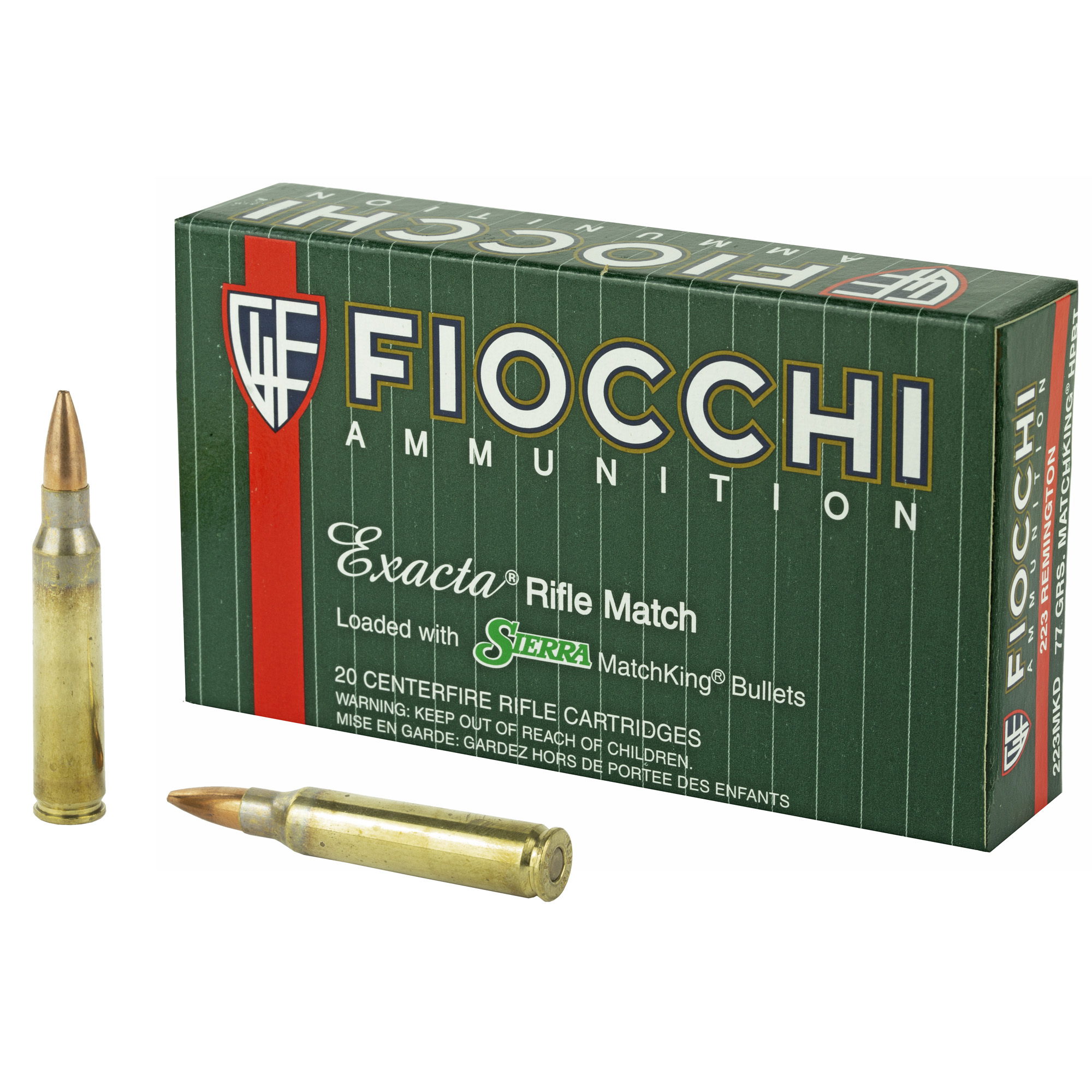 762344704173 Fiocchi 223rem 77gr Hpbt Mk 20/200