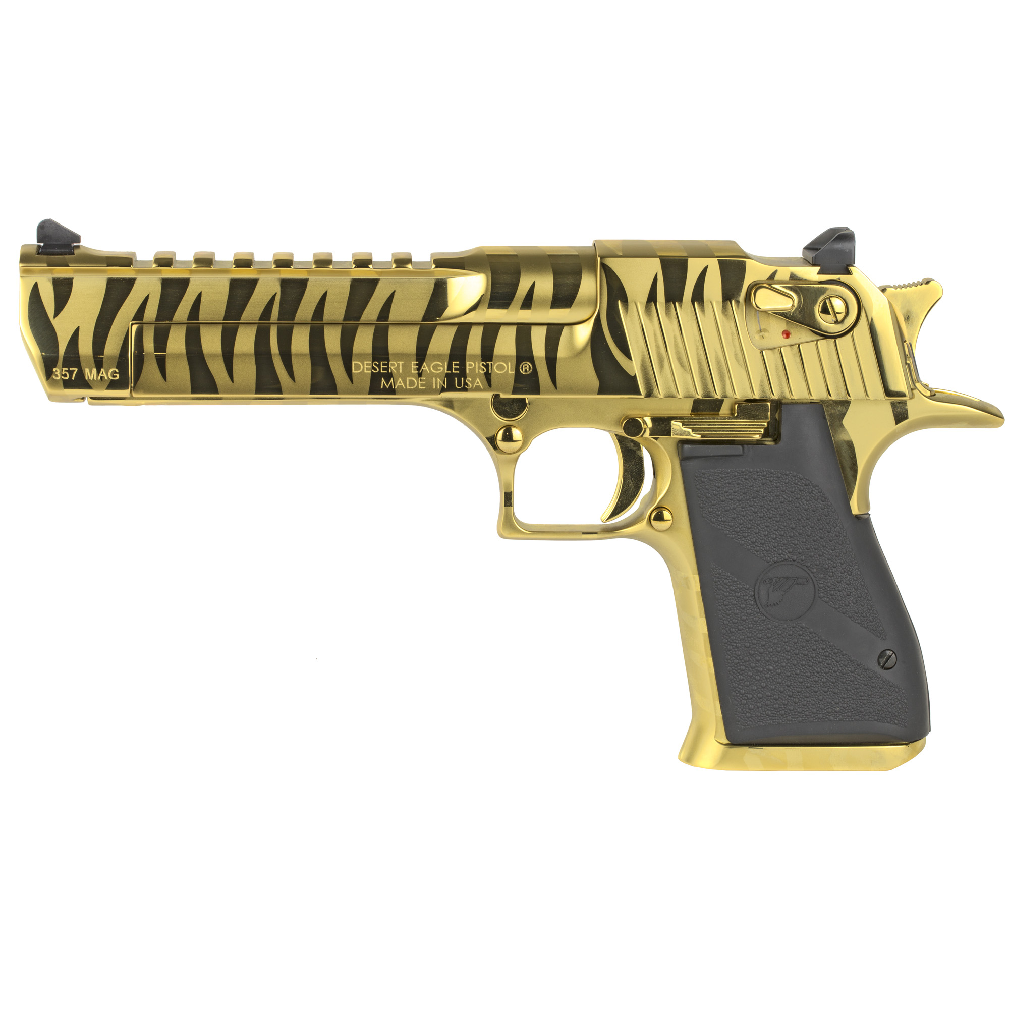 761226085607 De Mk19 357mag 6" Tit/gold Tiger Str