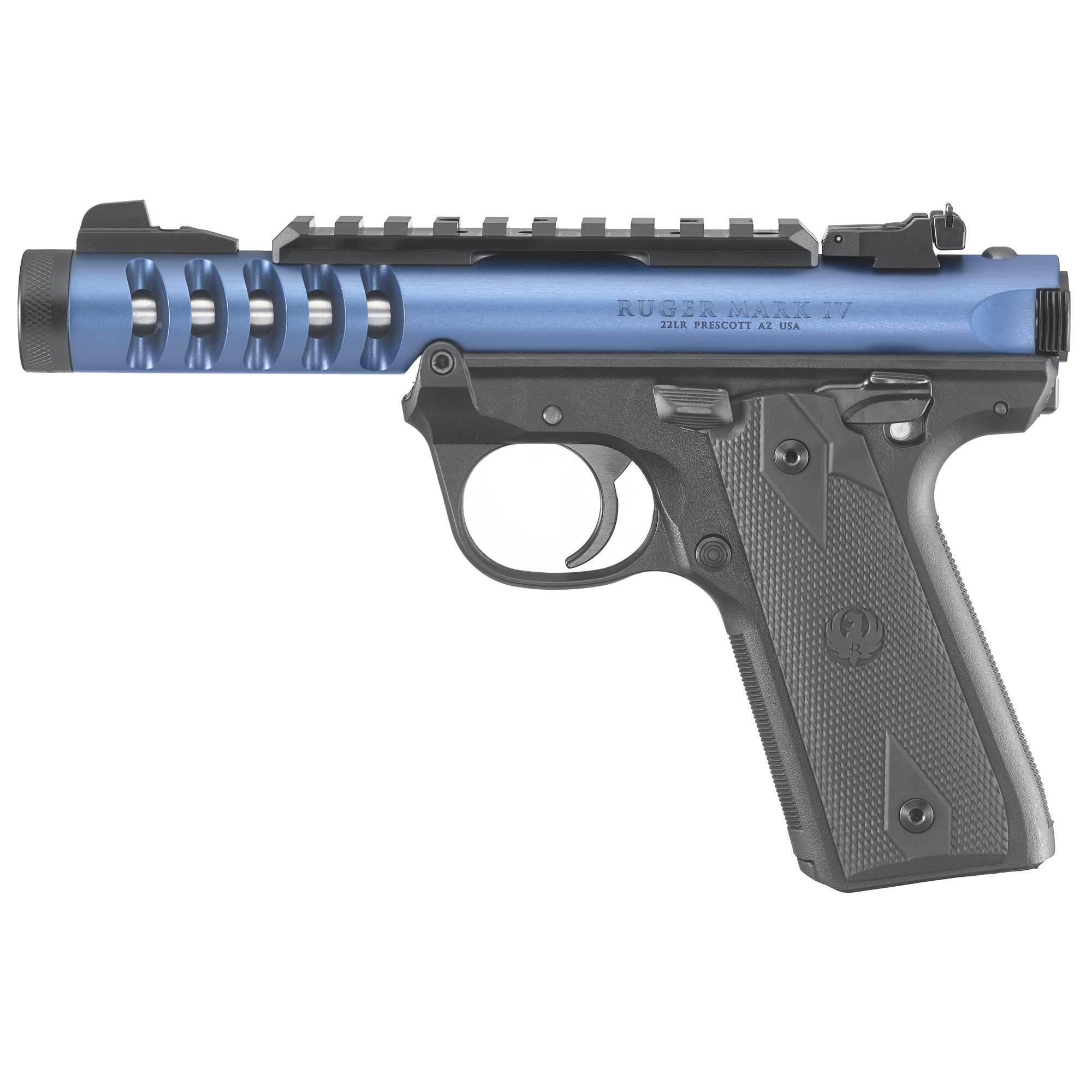 736676439249 Ruger Mrk Iv Lite 22lr 4.4" Bl 10rd