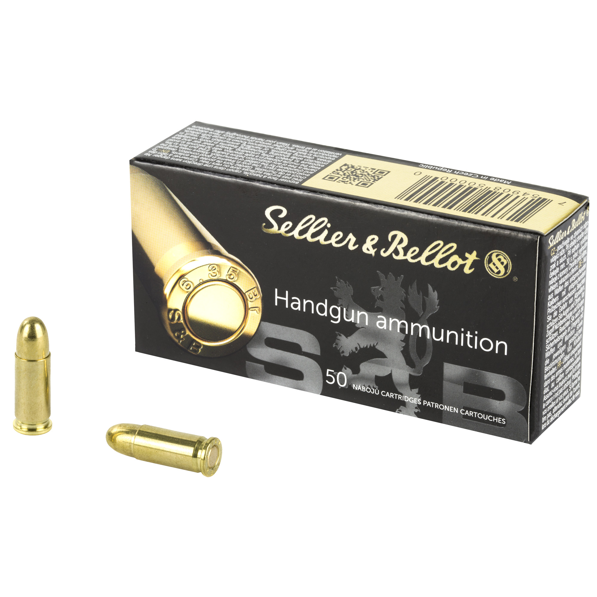 754908500000 S&b 25acp 50gr Fmj 50/2000