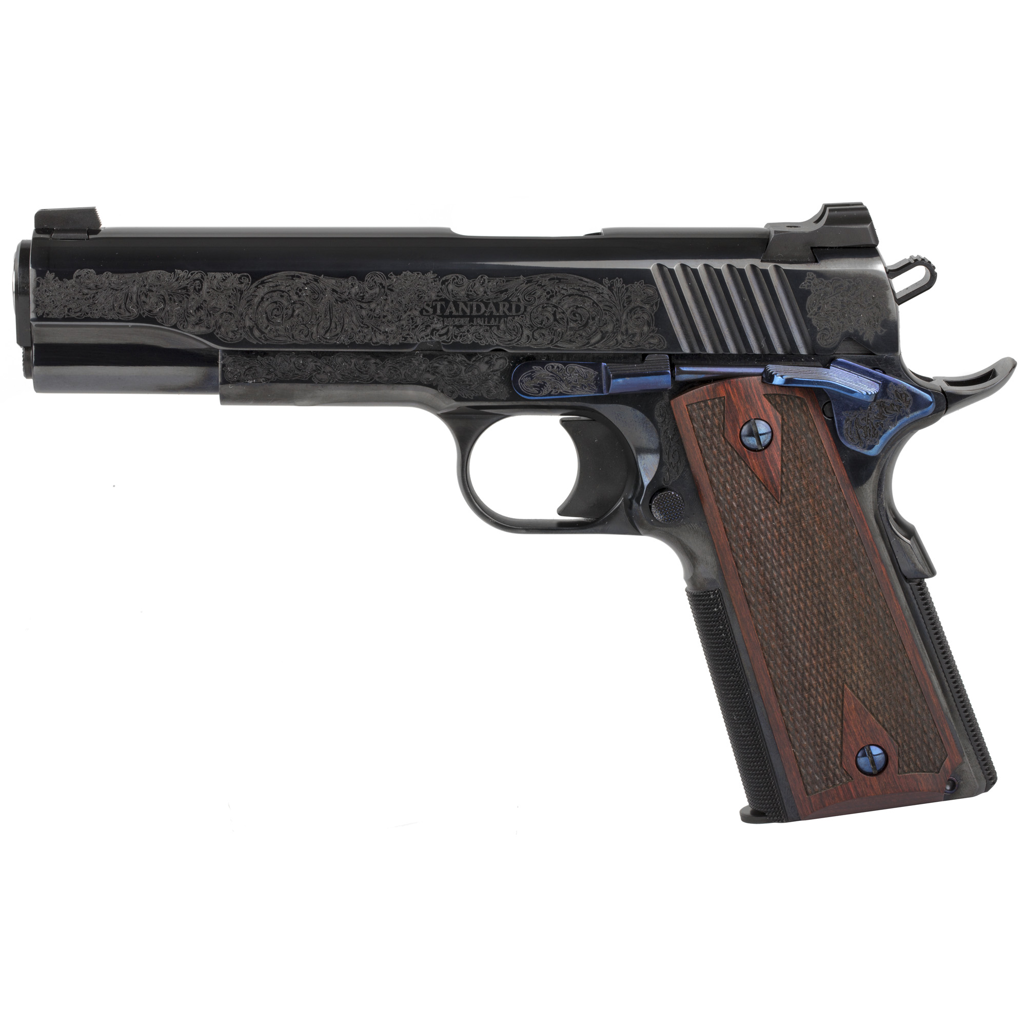 854581007152 Std Manf 1911 45acp 5" Blue W/#1 Eng