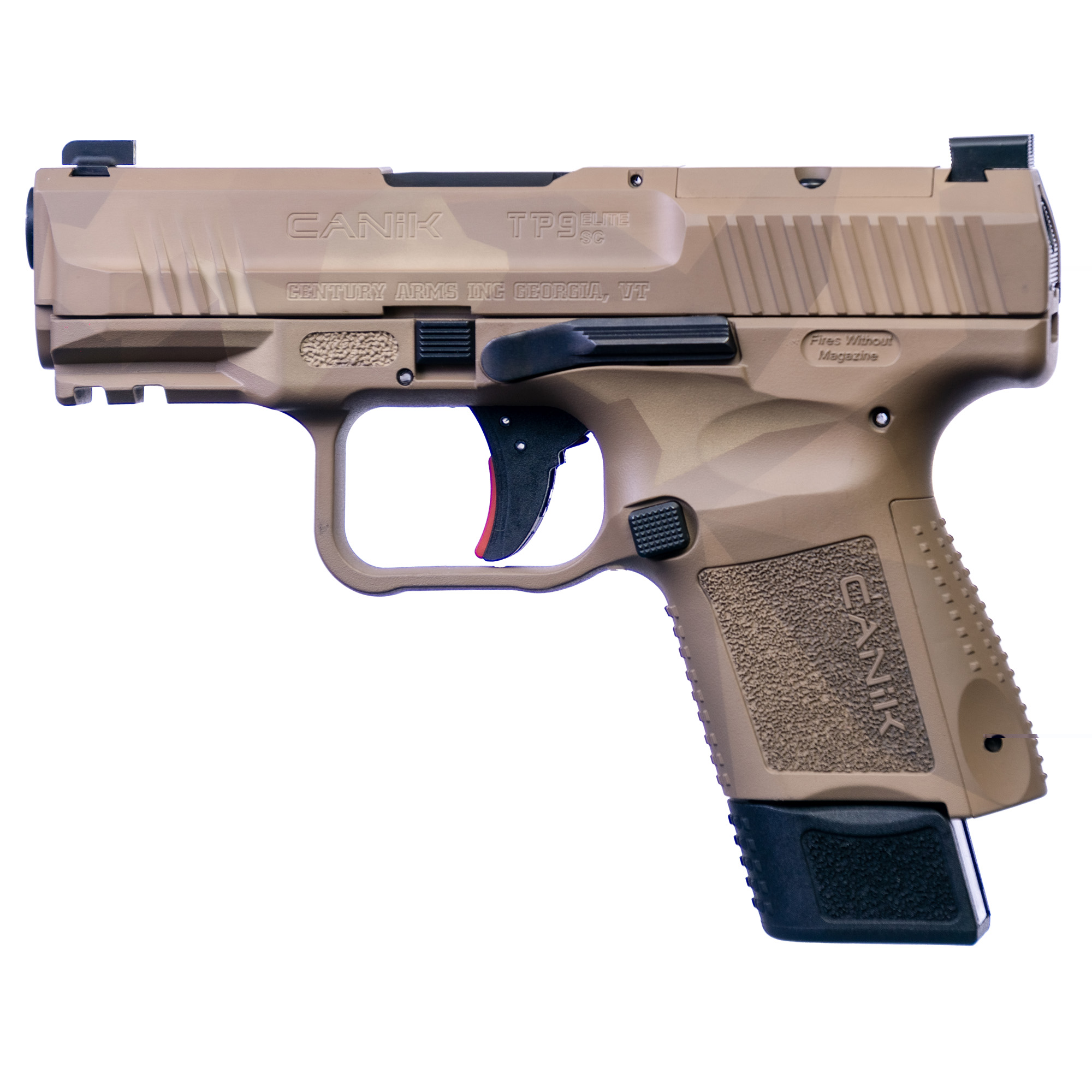 787450796317 Canik Tp9 Elite Sc 9mm 3.6" 15rd Tan