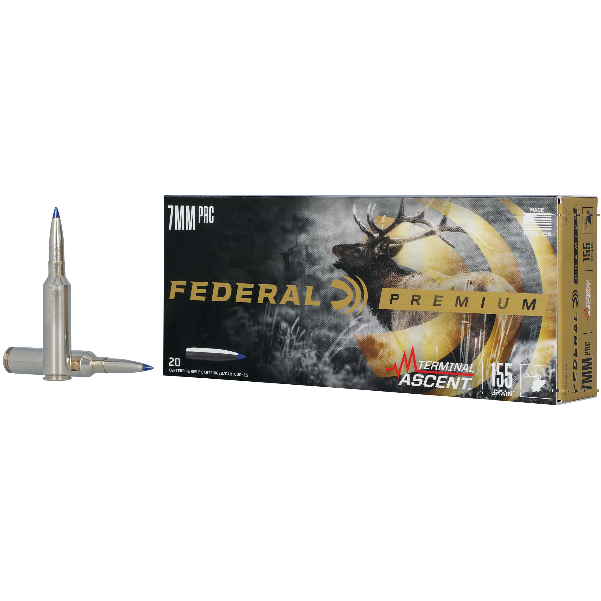 604544690712 Fed Prm 7mm Prc 155gr Ta 20/200