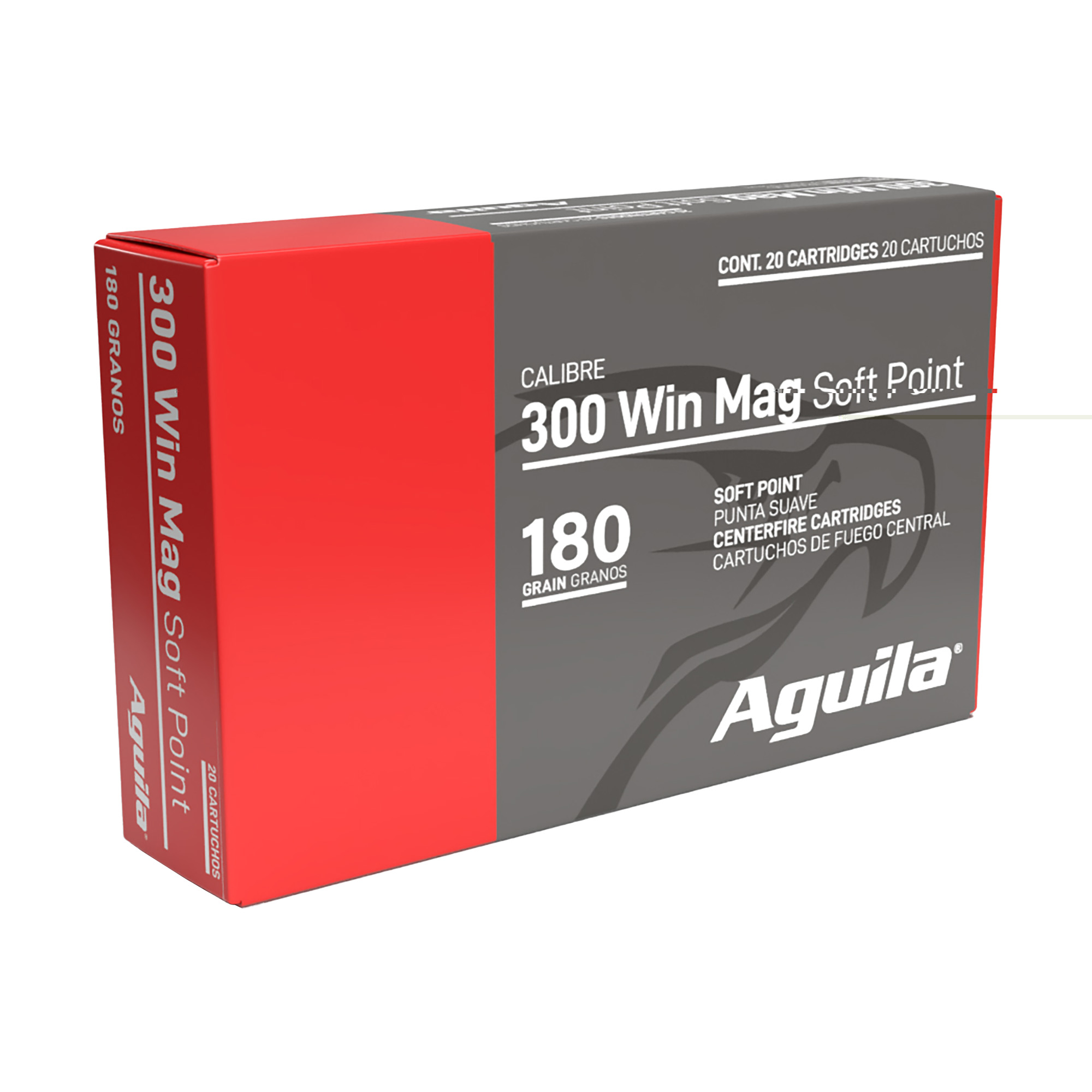 Aguila 300 Win Mag 180gr Sp 20/200