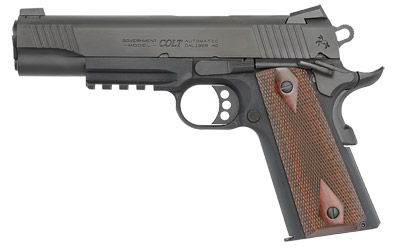 Colt Lw Rail Gun 45acp 5" Wdcn Black