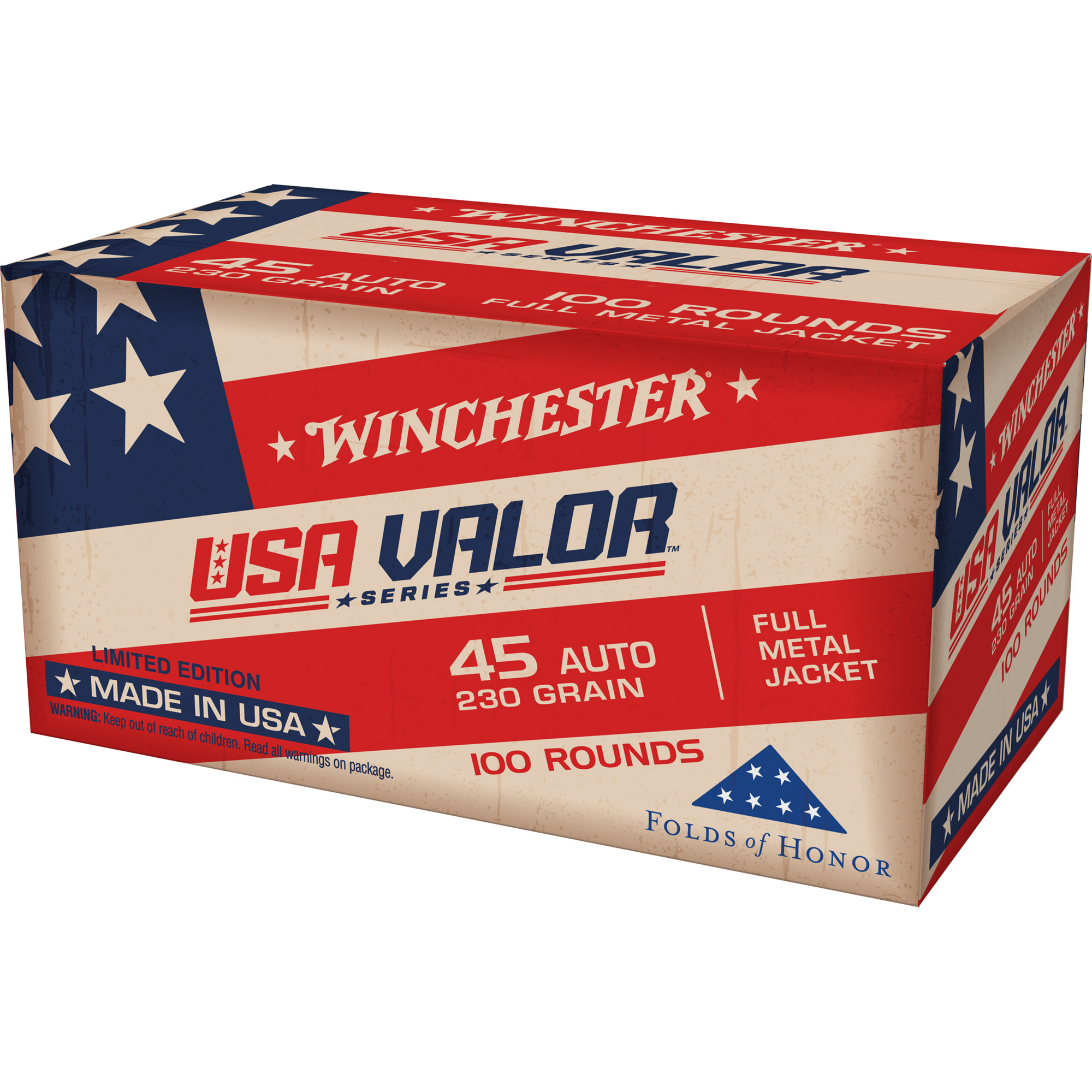 020892212374 Win Usa Trgt 45acp 230gr Fmj 100/500