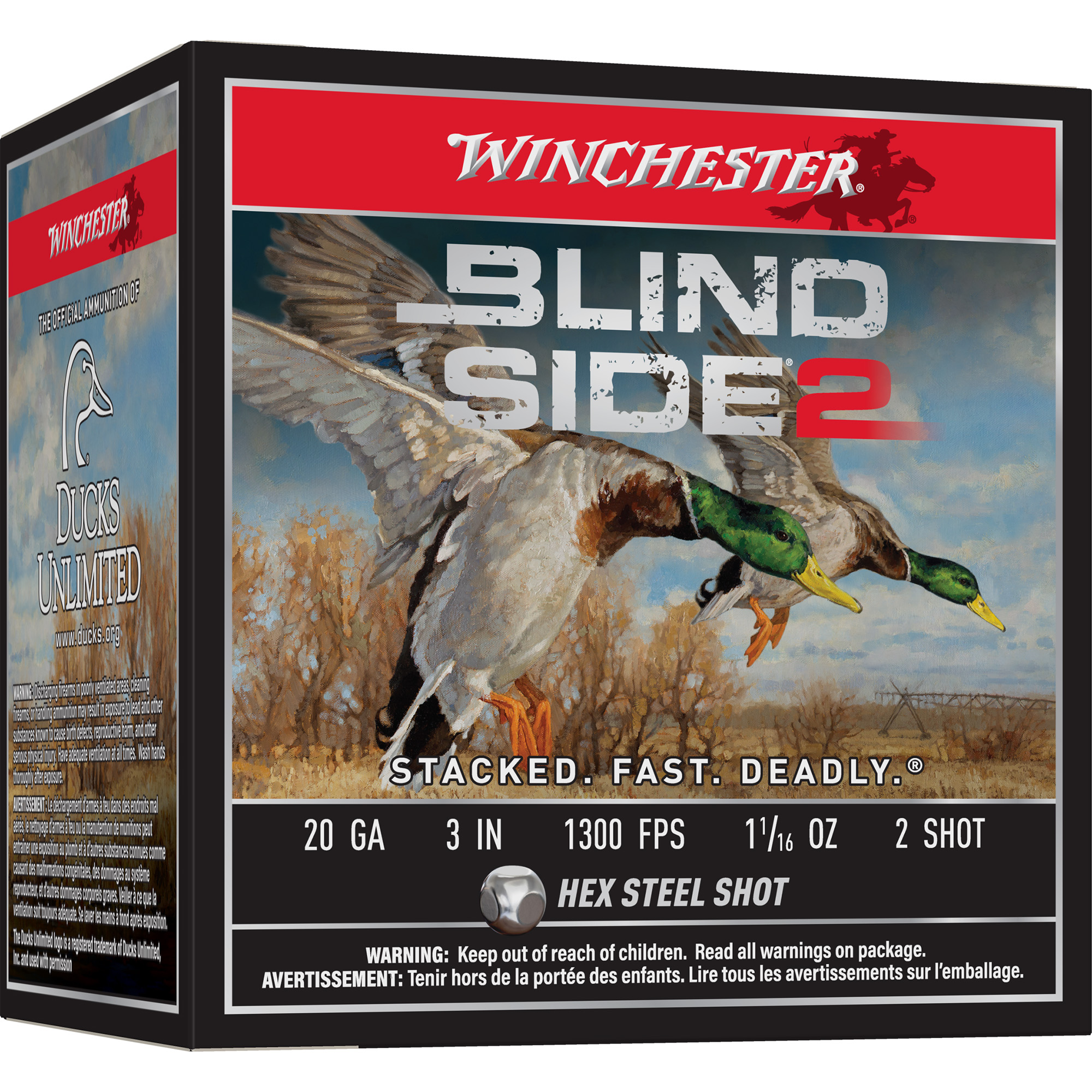 Win Blind Side 2 20ga 3" #2 25/250
