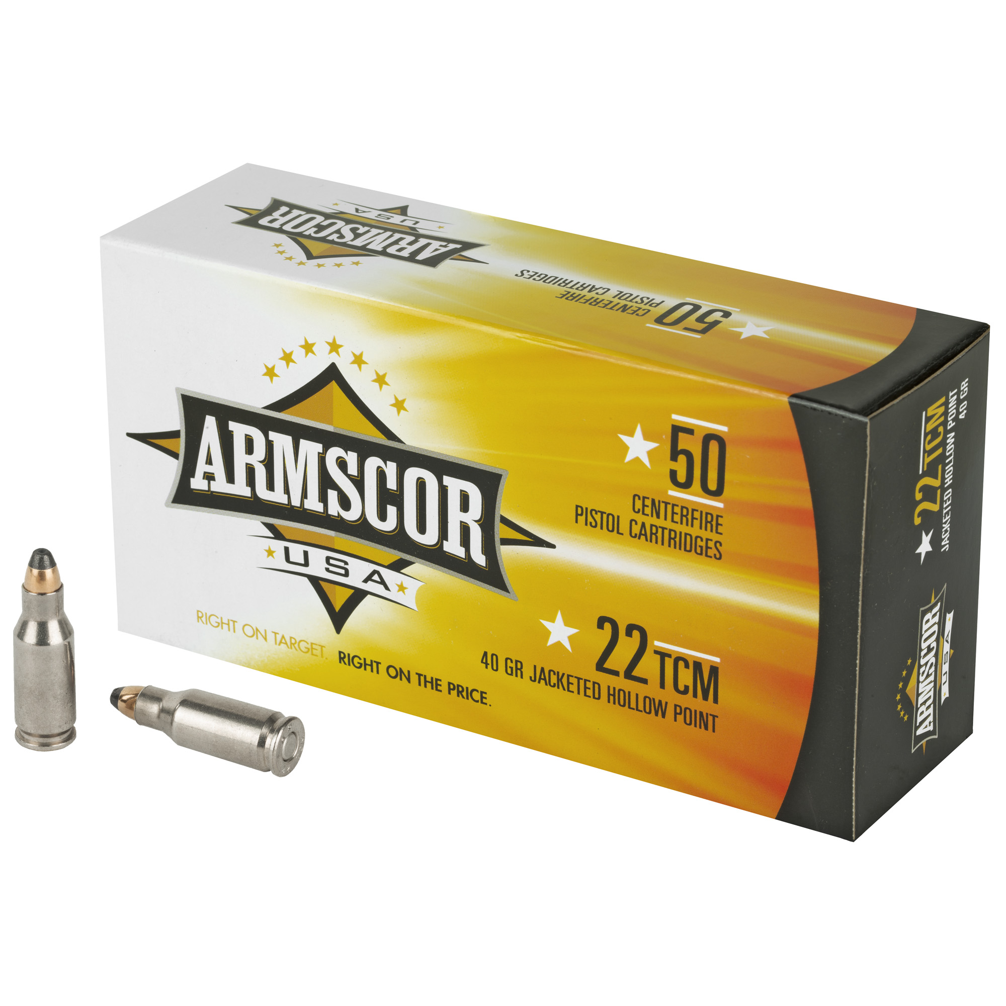 812285020013 Armscor 22tcm 40gr Jhp 50/1000