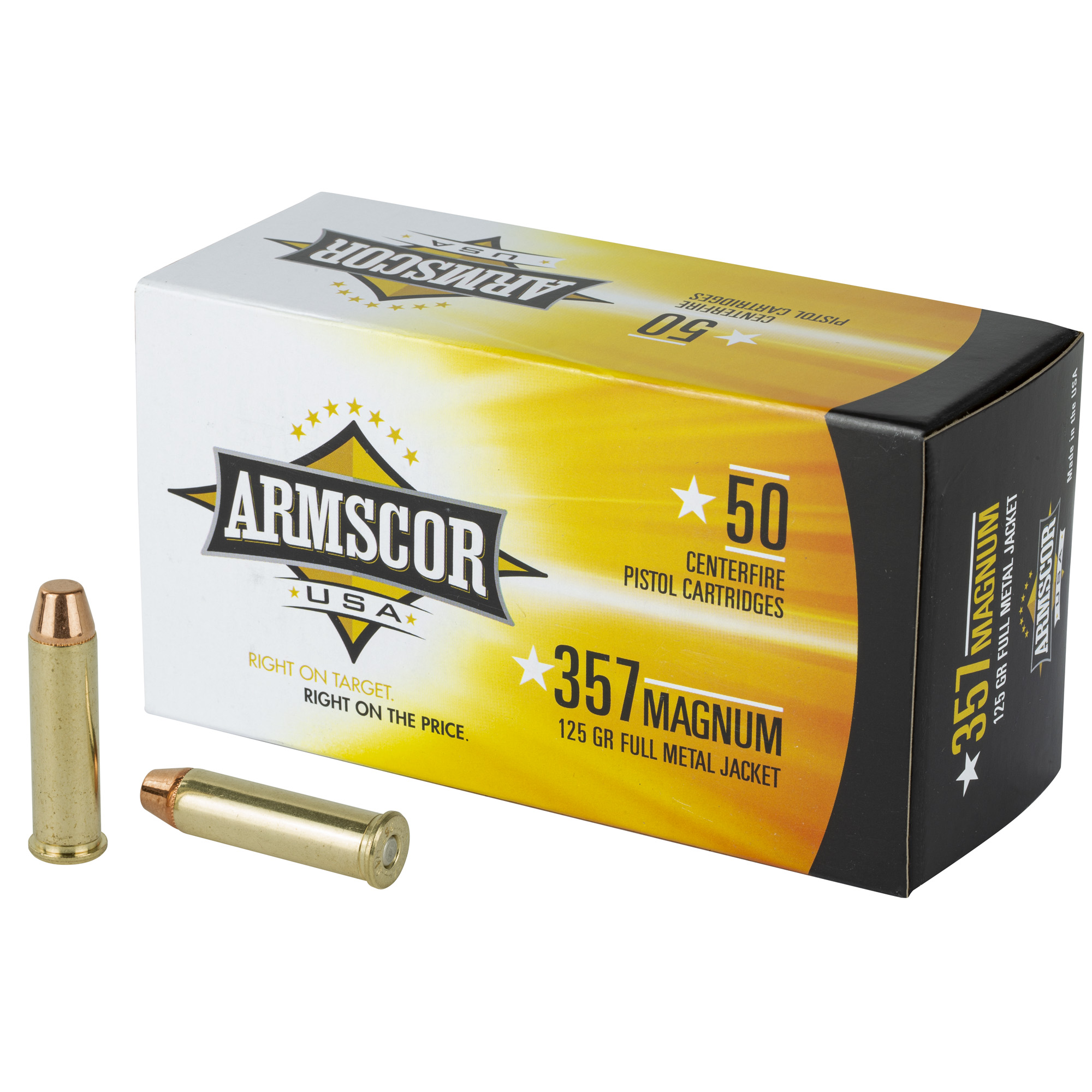 812285020068 Armscor 357mag 125gr Fmj 50/1000