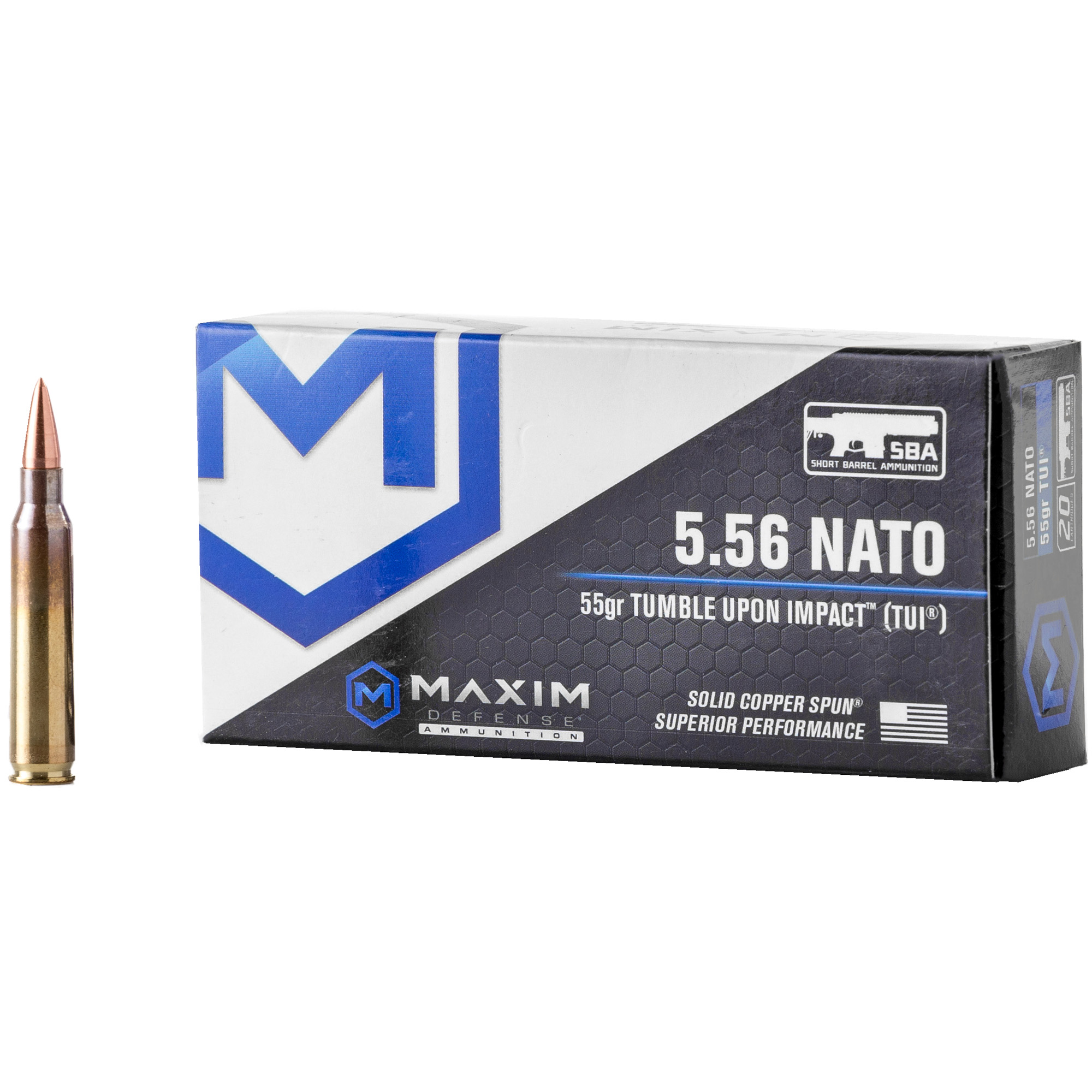 680017490003 Maxim 556nato 55gr Tui Sba 20/500