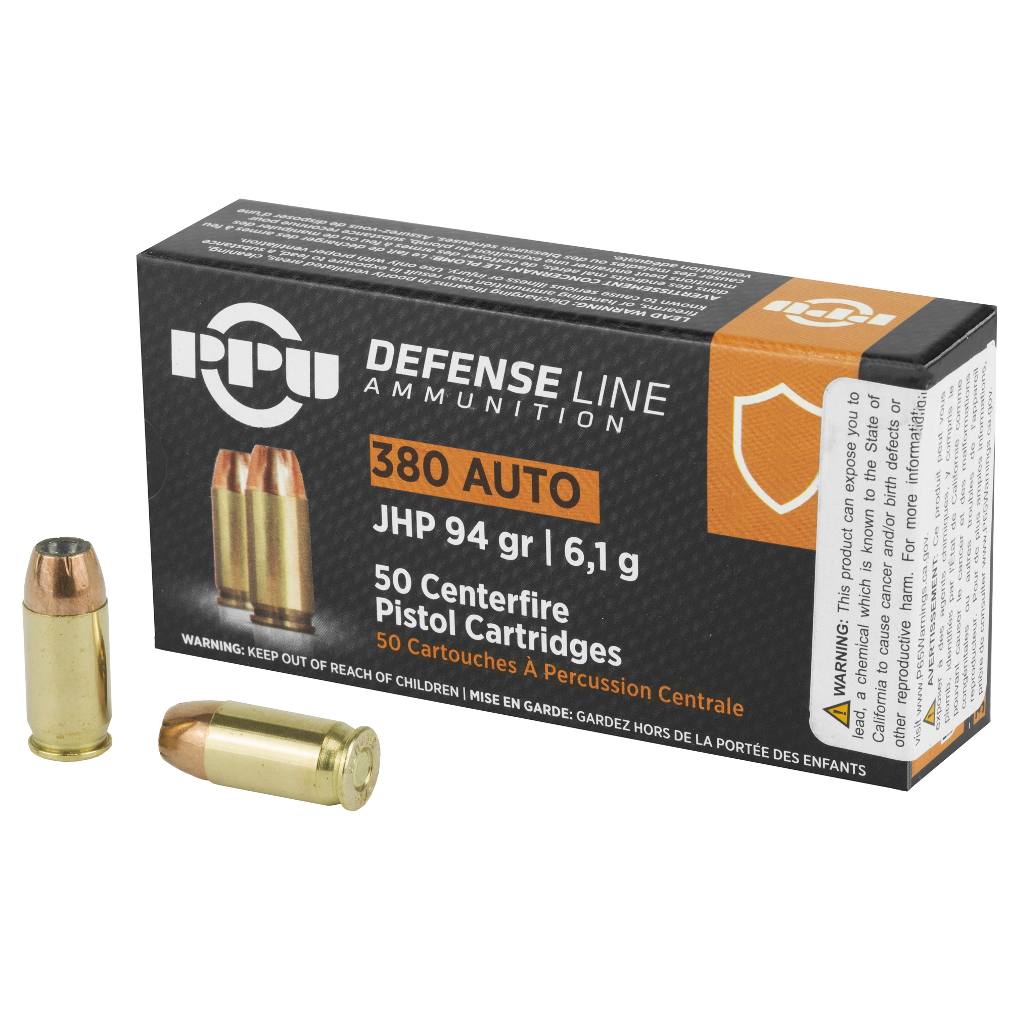 8605003813057 Ppu 380acp Jhp 94gr 50/1000