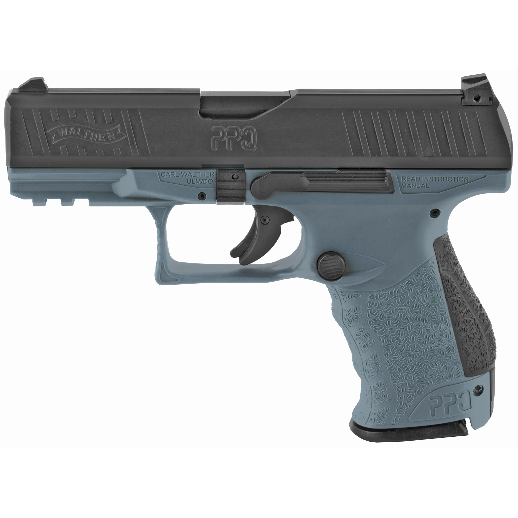 Wal Ppq M2 9mm 4" 15rd Titanium Blue