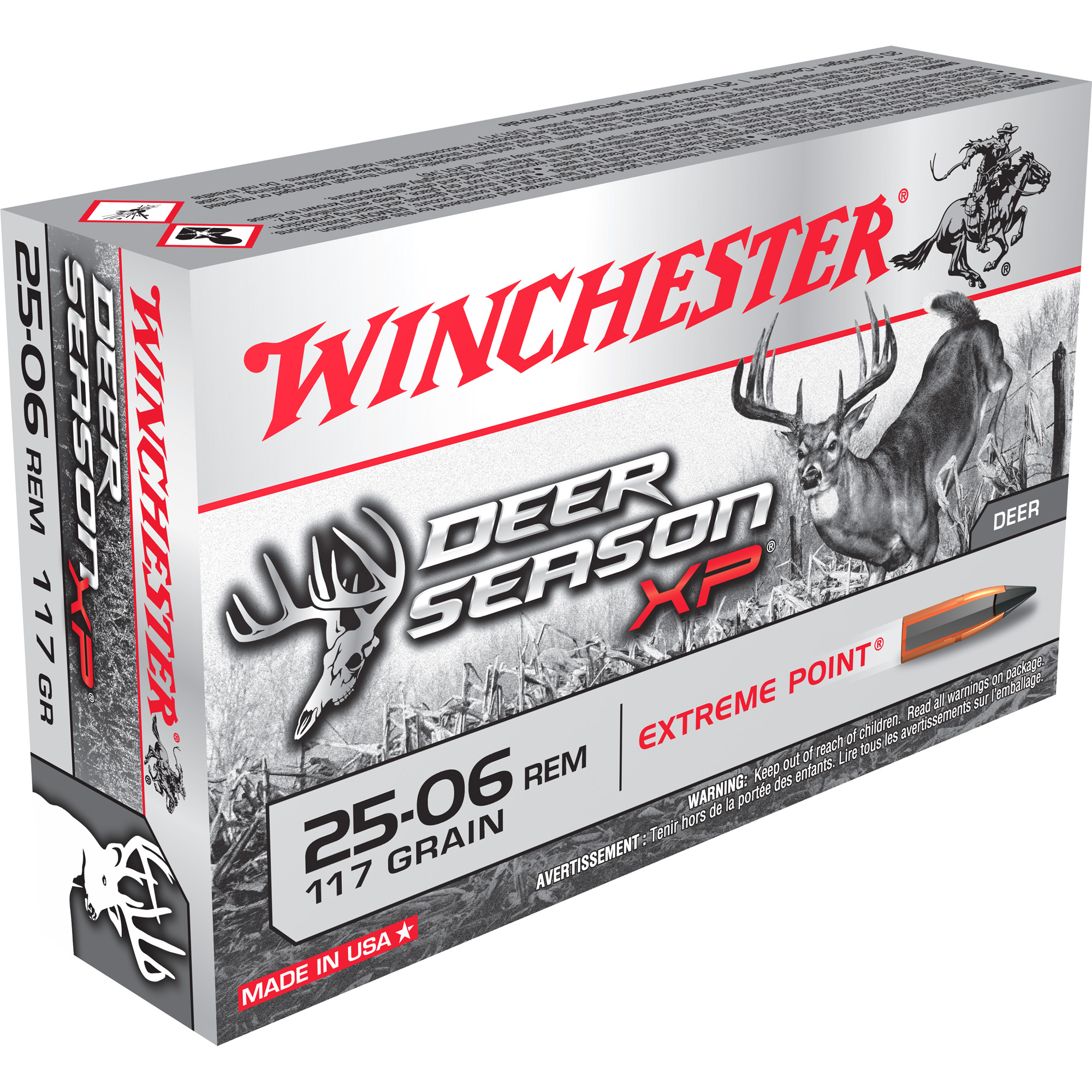 64912205 Win Deer Sn Xp 25-06rem 117gr 20/200