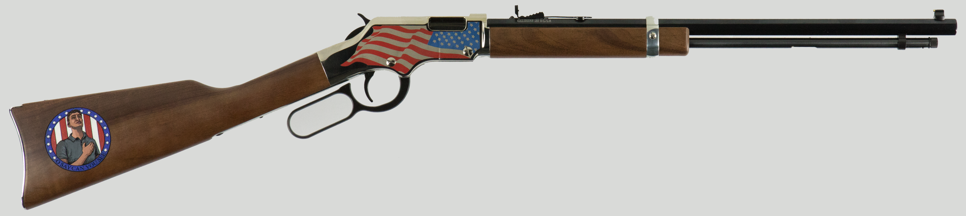 Henry Golden Boy, Henry H004sff   Golden Boy Stand For The Flag 22lr
