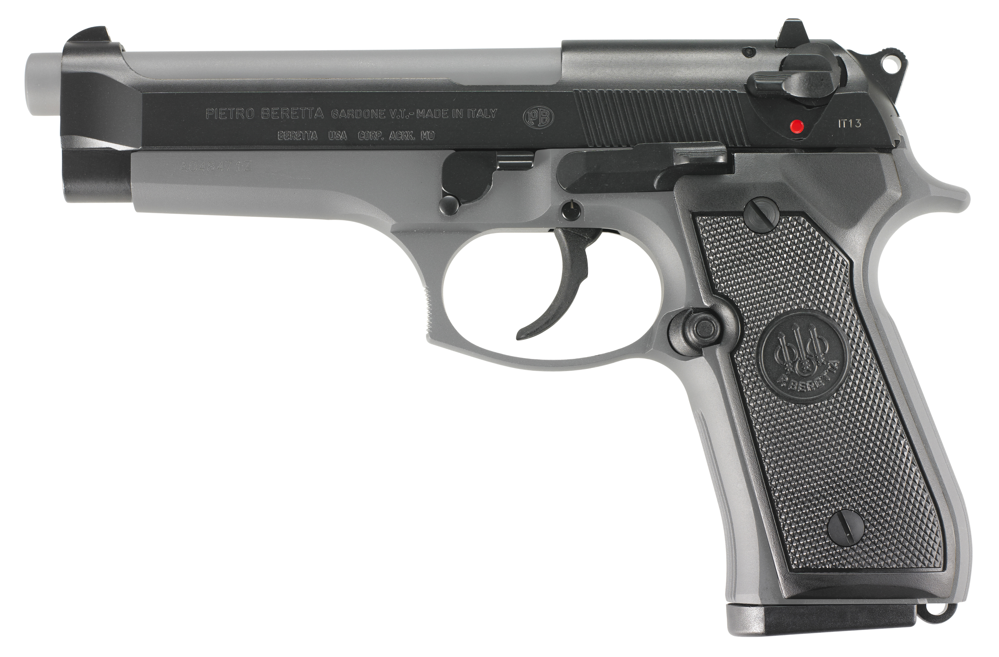 082442900643 Beretta Usa 92, Ber Js92f390 92fs 9mm Snpr Gry 10rd