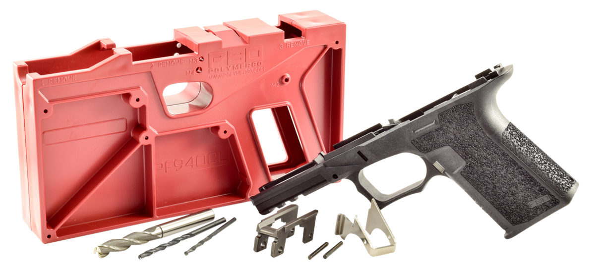 Polymer80 G17/22 Gen3 Compatible, P80 Pf940cl-blk     Glk17 Compact Long Slide Frame