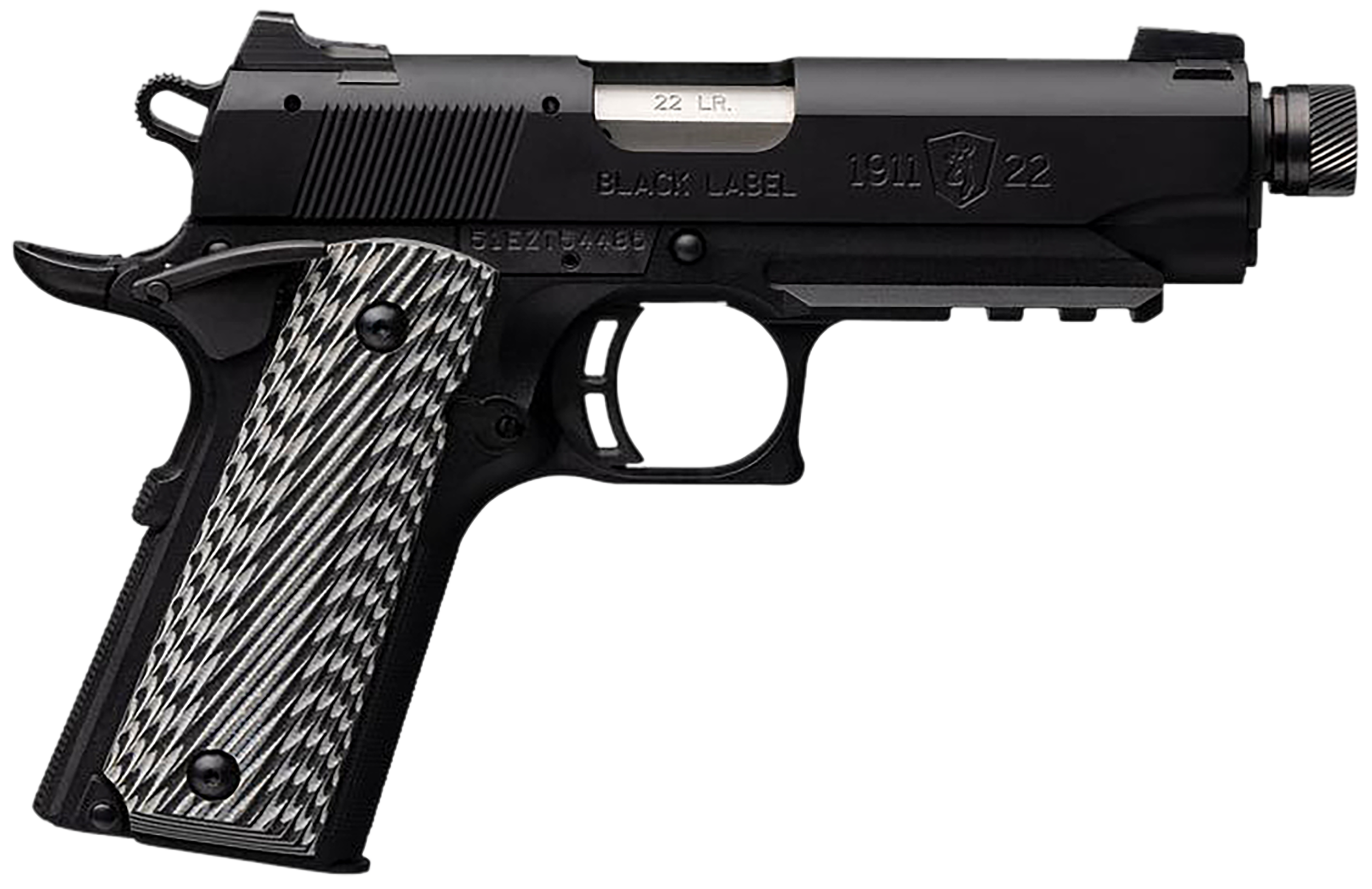 023614044185 Browning 1911-22, Brn 051821490 1911 Blklbl Cm     22 4.25 10r   Blk
