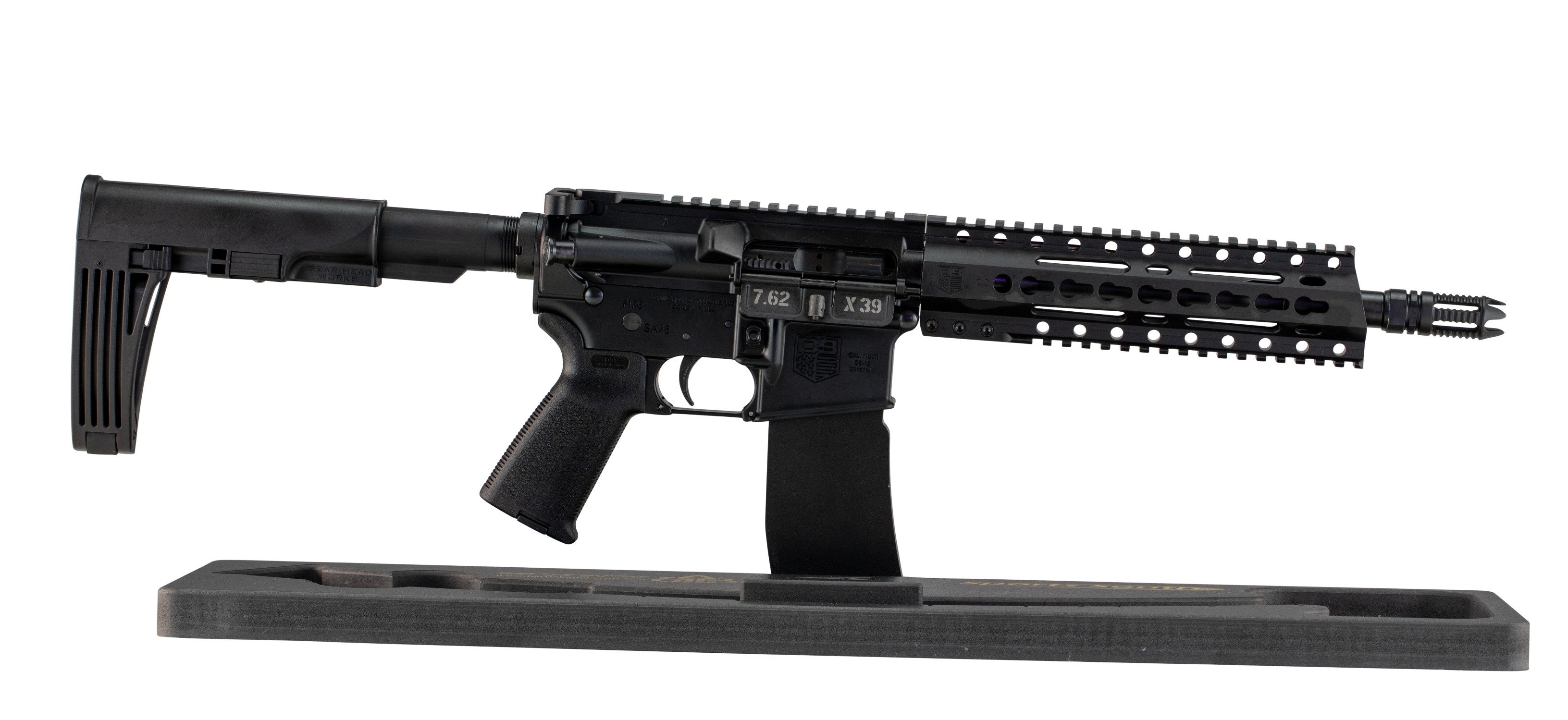 815875015277 Diamondback Db15, Dia Db15p47b10th   7.62x39 10in   Pstl         Blk