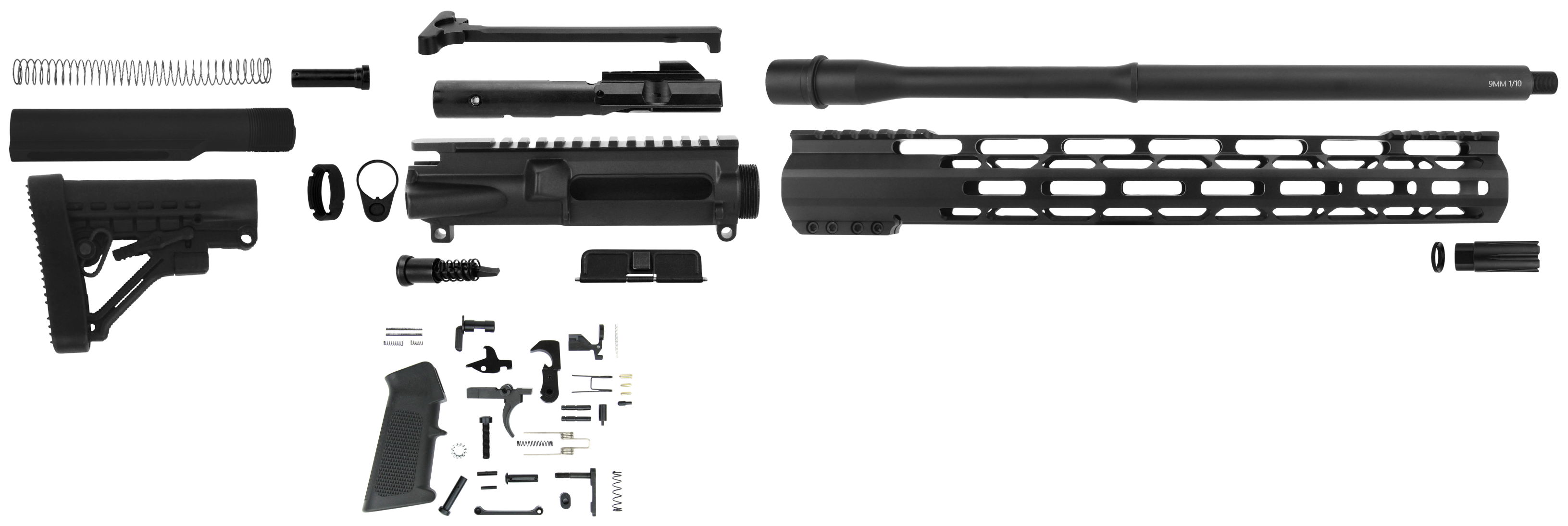 Tacfire Ar, Tacfire Rk9mm-16-lpk  9mm        16 Rfl  Build Kit