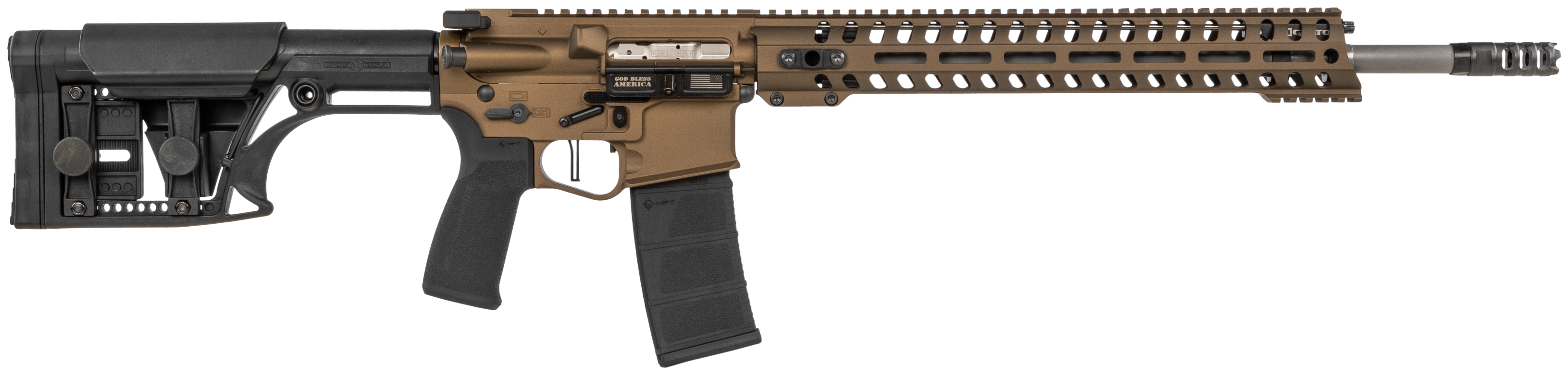 Patriot Ordnance Factory Renegade +, Pof 01182 Ren Plus G4 Dir-imp 16 14m Rail 556 Brnz