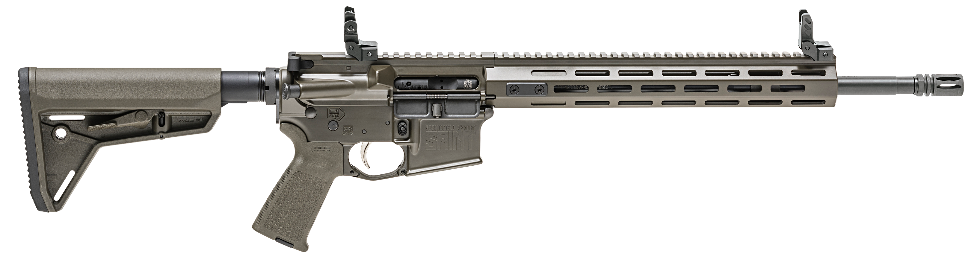 706397925406 Springfield Armory Saint, Spg St916556odgffhlc Saint 5.56 Chrmly 16 Odg  10r