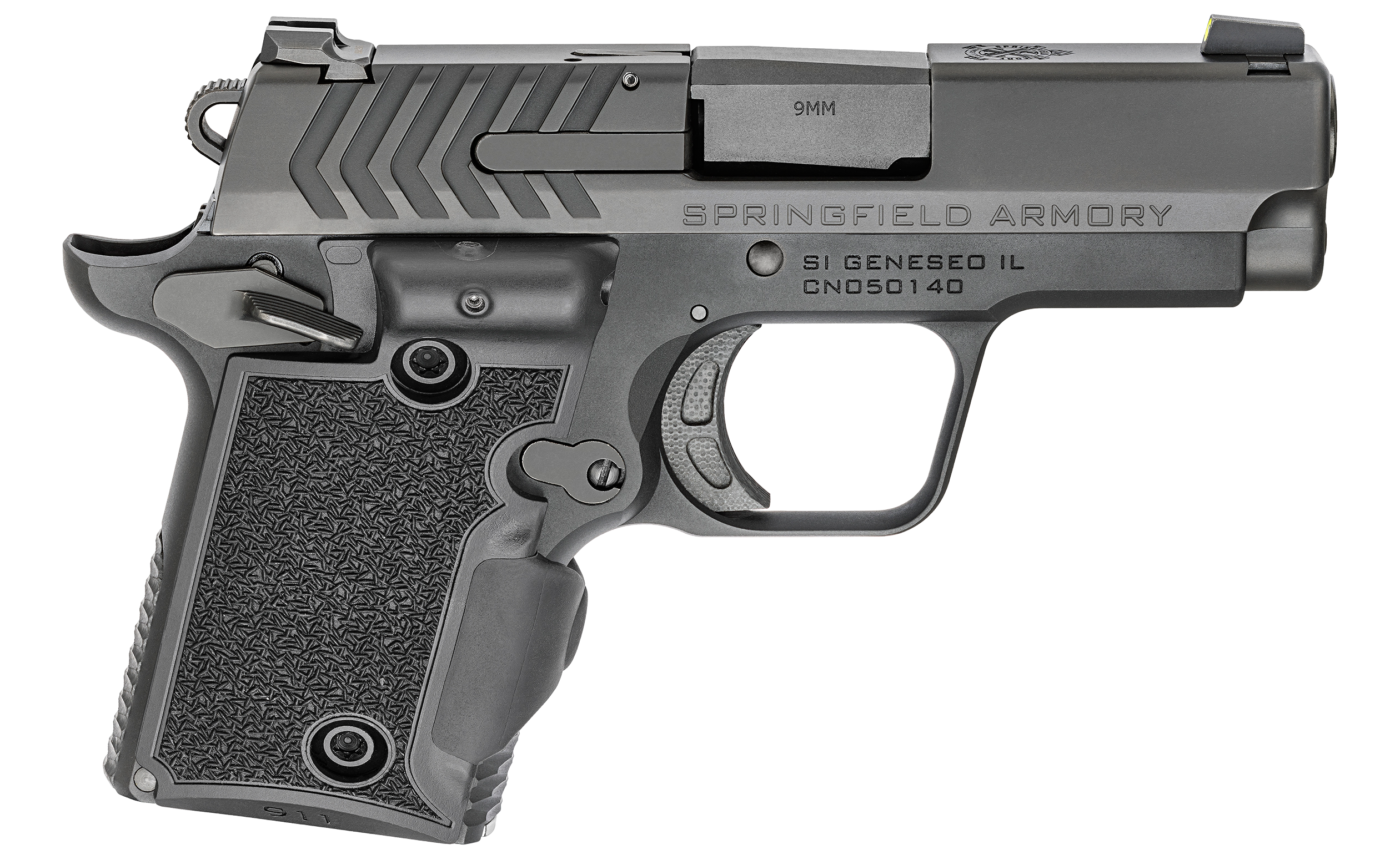 706397921620 Springfield Armory 911, Spg Pg9119vg      9mm 911 3in Ntrd Vir  Blk  6/7r