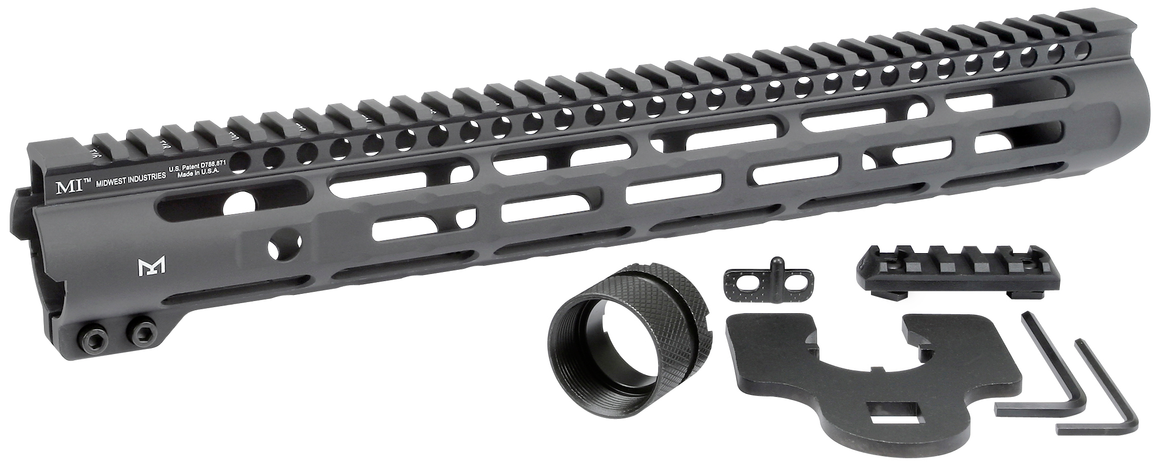 Midwest Industries Inc Slimline Mislh14 Slim Line Handguard 14in