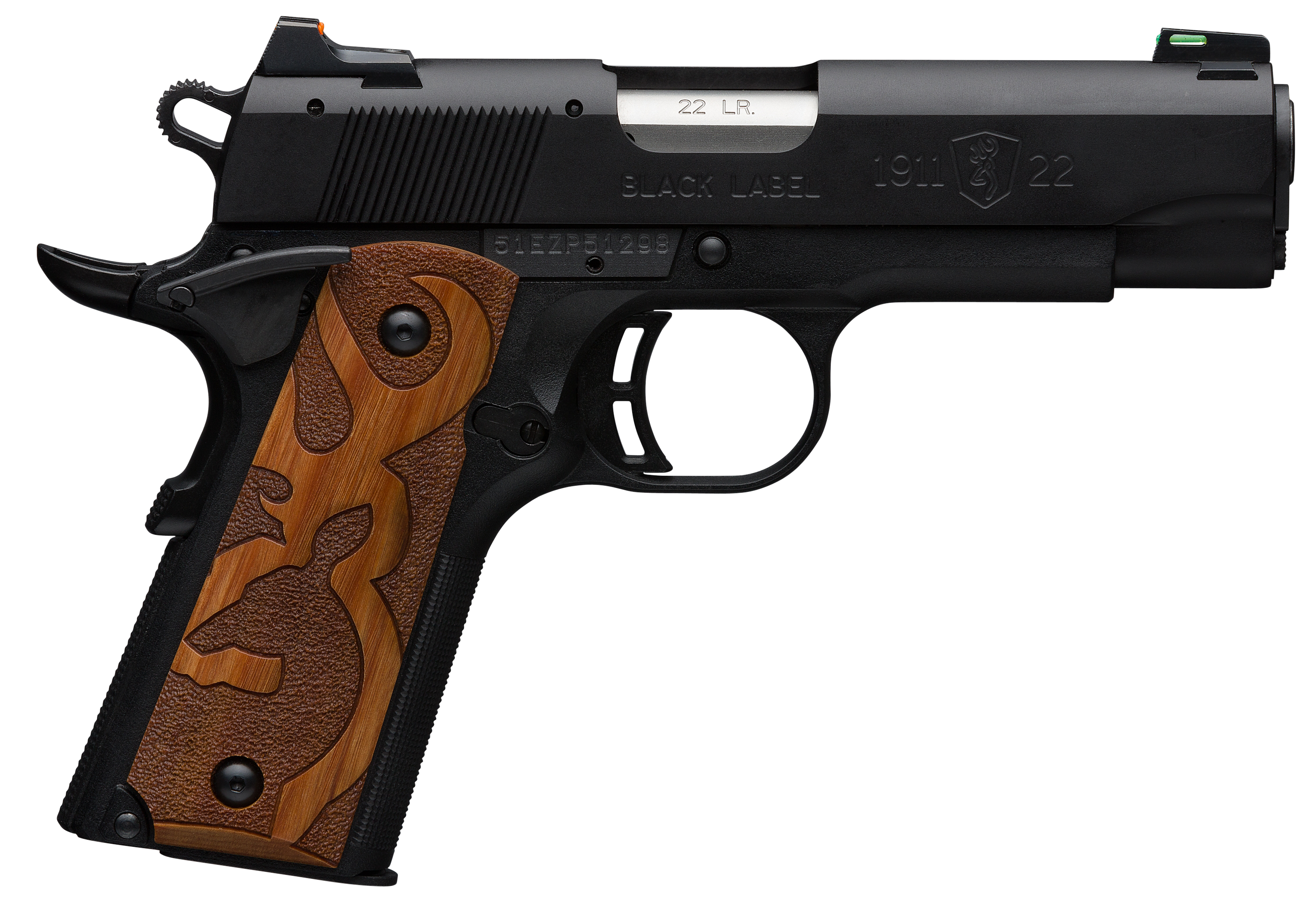 023614739654 Browning 1911-22, Brn 051-871490 Bkmk 22 1911 Blklbl 4.25  Logo