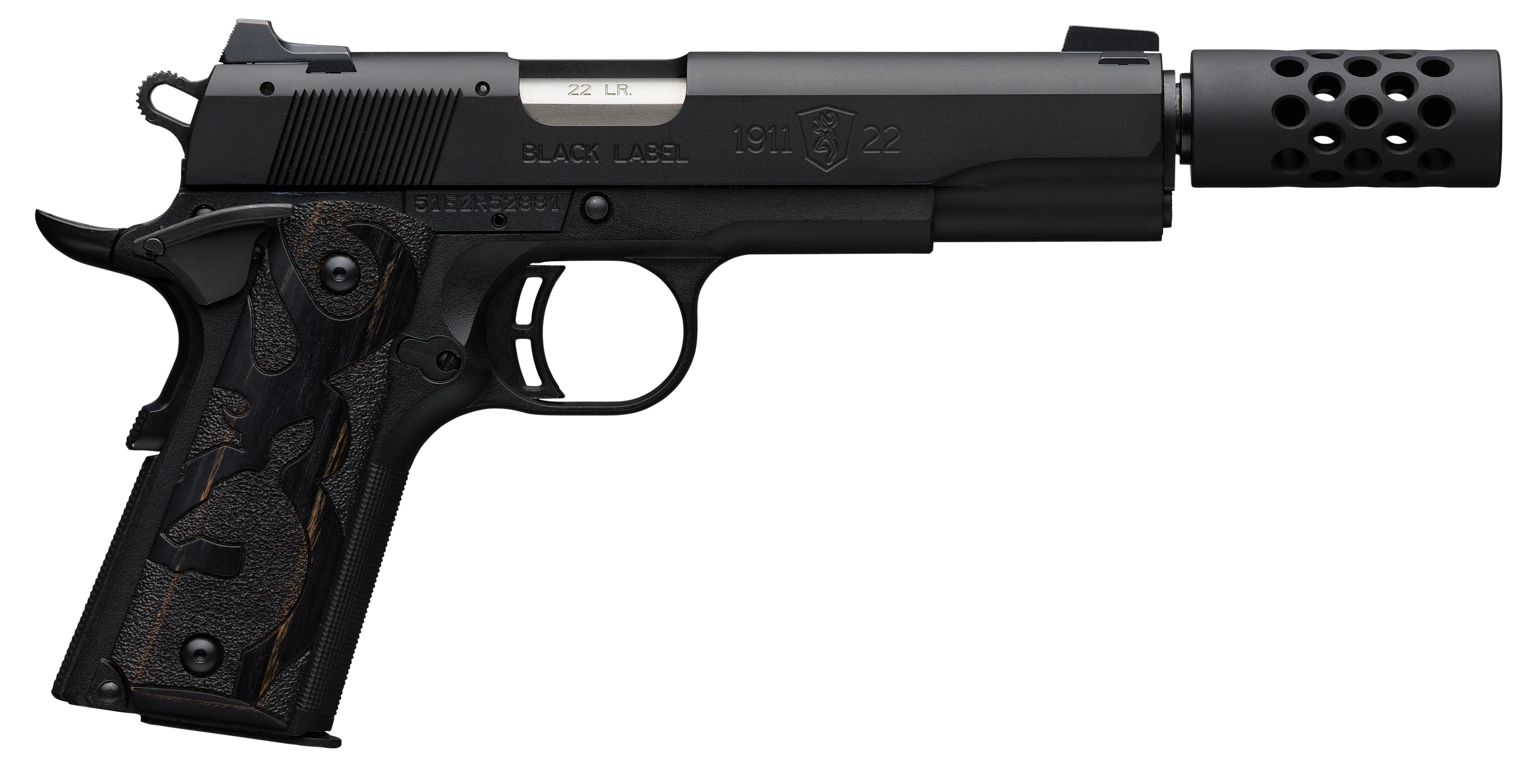 023614739708 Browning 1911-22, Brn 051-876490 1911 22 Blklbl  3d  4.25  Sprrdy
