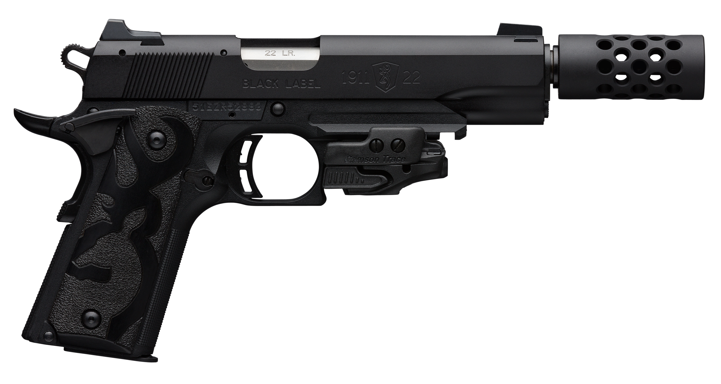023614739715 Browning 1911-22, Brn 051-877490 1911 22 Blklbl  Ct  47/8  Sprrdy