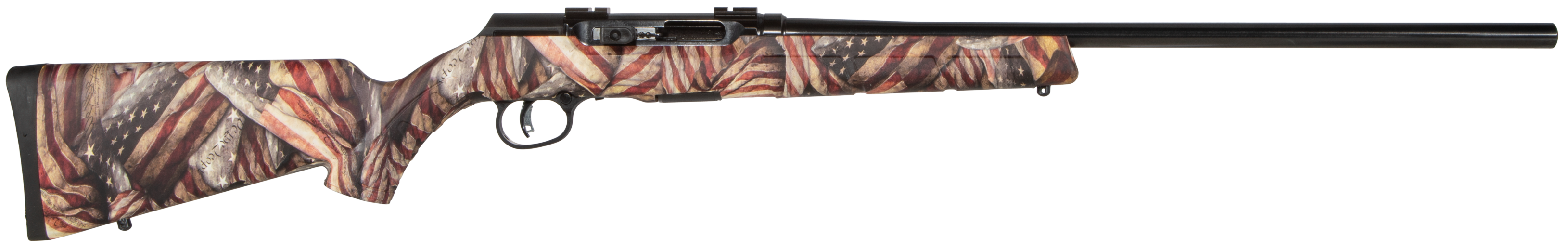 Savage A17, Sav 19766 A17           17hmr Semi Red/wht/bl